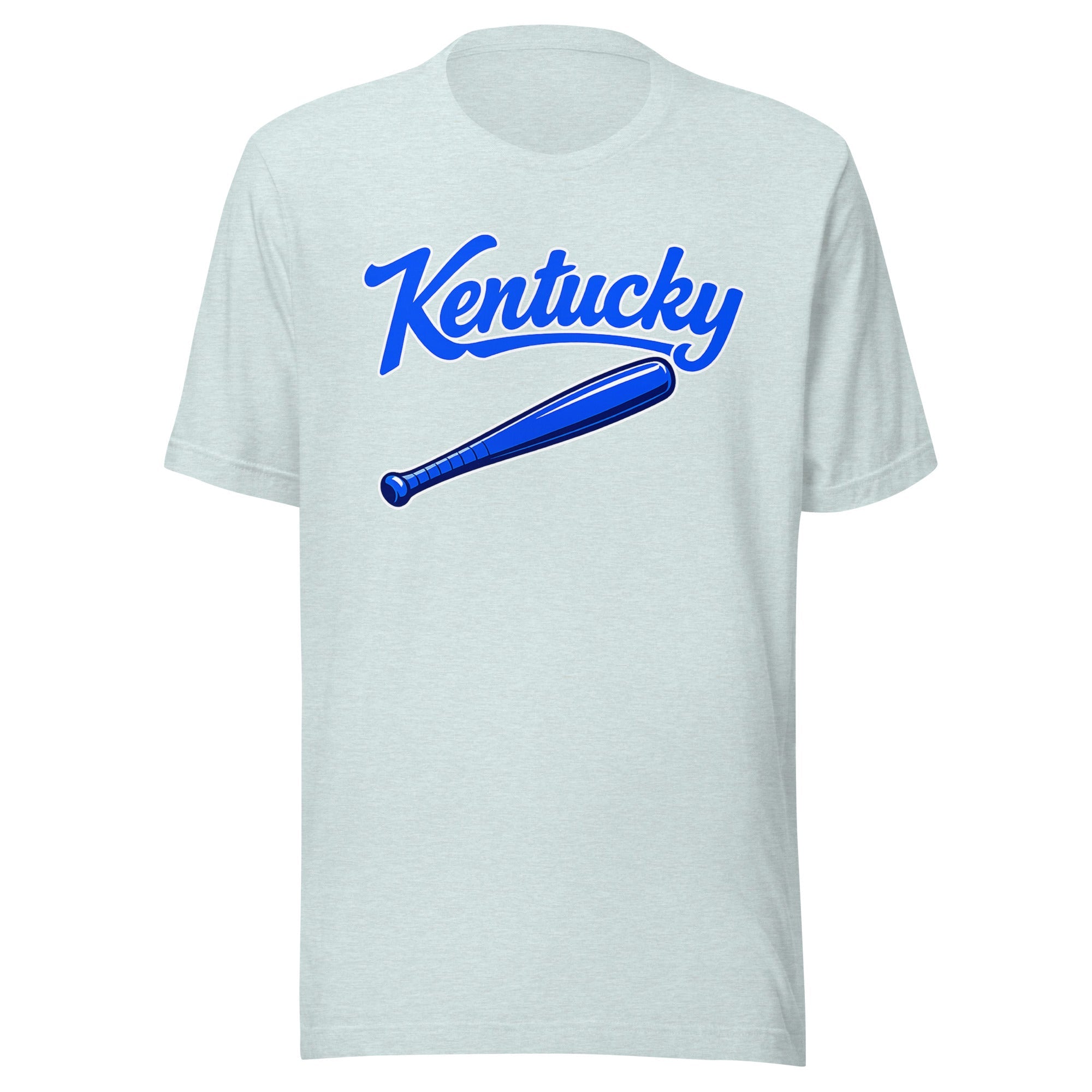 Kentucky Blue Script Ball Tee | Ultra - Soft Vintage Bat Graphic - Bluegrass Elite Apparel LLC
