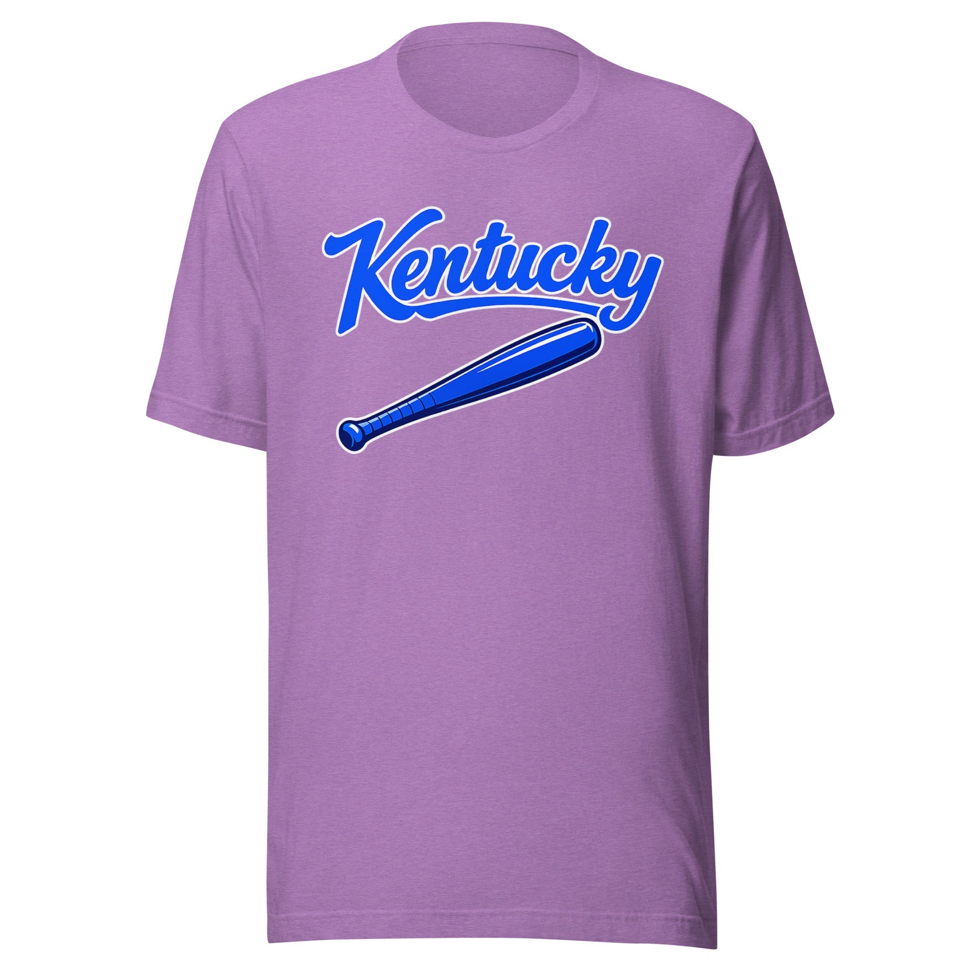 Kentucky Blue Script Ball Tee | Ultra - Soft Vintage Bat Graphic - Bluegrass Elite Apparel LLC