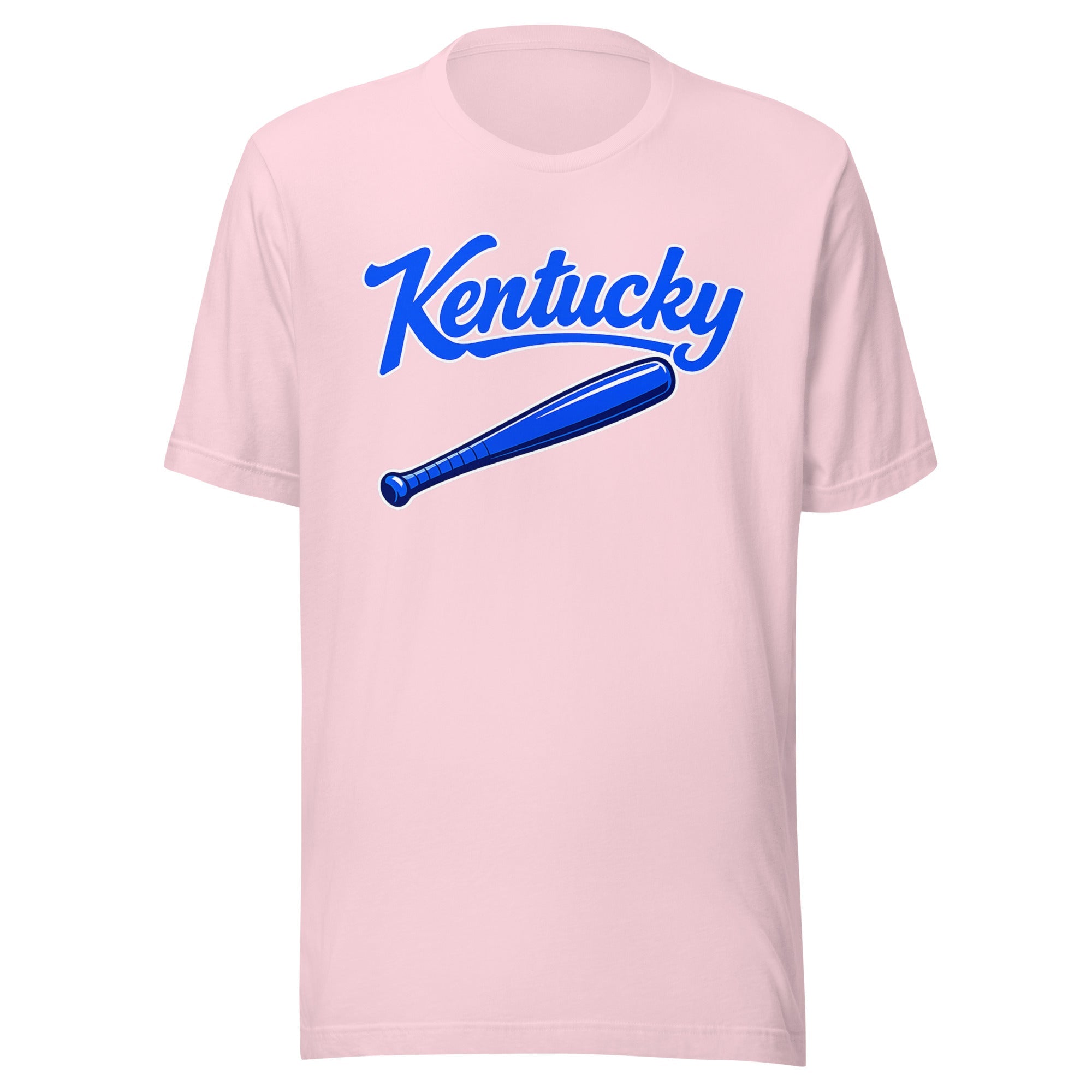 Kentucky Blue Script Ball Tee | Ultra - Soft Vintage Bat Graphic - Bluegrass Elite Apparel LLC