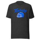 Kentucky Blue Script Helmet T-Shirt | Minimal Sports Design | Classic Airlume - Bluegrass Elite Apparel LLC