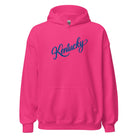 Kentucky Blue Script Heritage Hoodie - Bluegrass Elite Apparel LLC