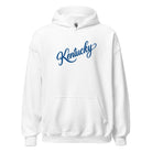 Kentucky Blue Script Heritage Hoodie - Bluegrass Elite Apparel LLC
