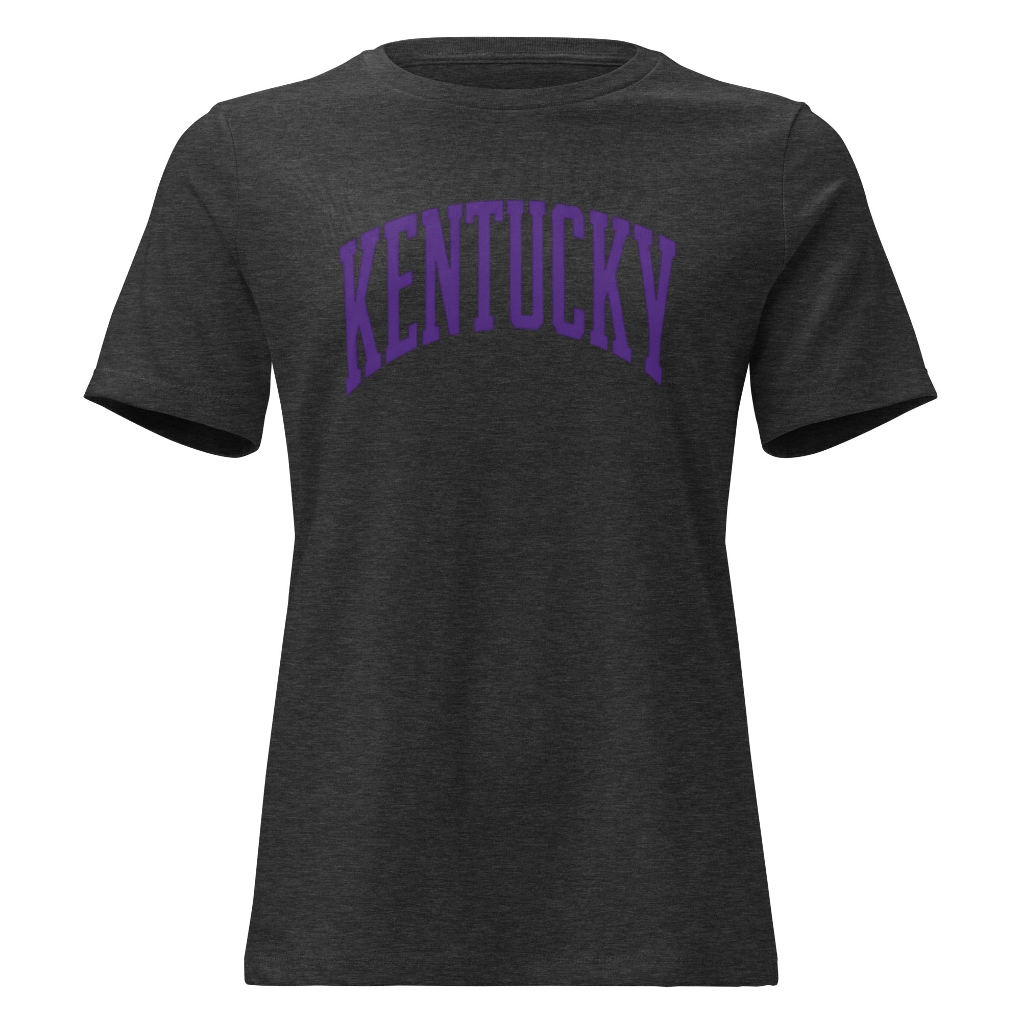Kentucky Blue Varsity Script Women’s Relaxed Tee | Classic Cotton - Bluegrass Elite Apparel LLC