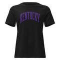 Kentucky Blue Varsity Script Women’s Relaxed Tee | Classic Cotton - Bluegrass Elite Apparel LLC
