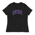 Kentucky Blue Varsity Script Women’s Relaxed Tee | Classic Cotton - Bluegrass Elite Apparel LLC