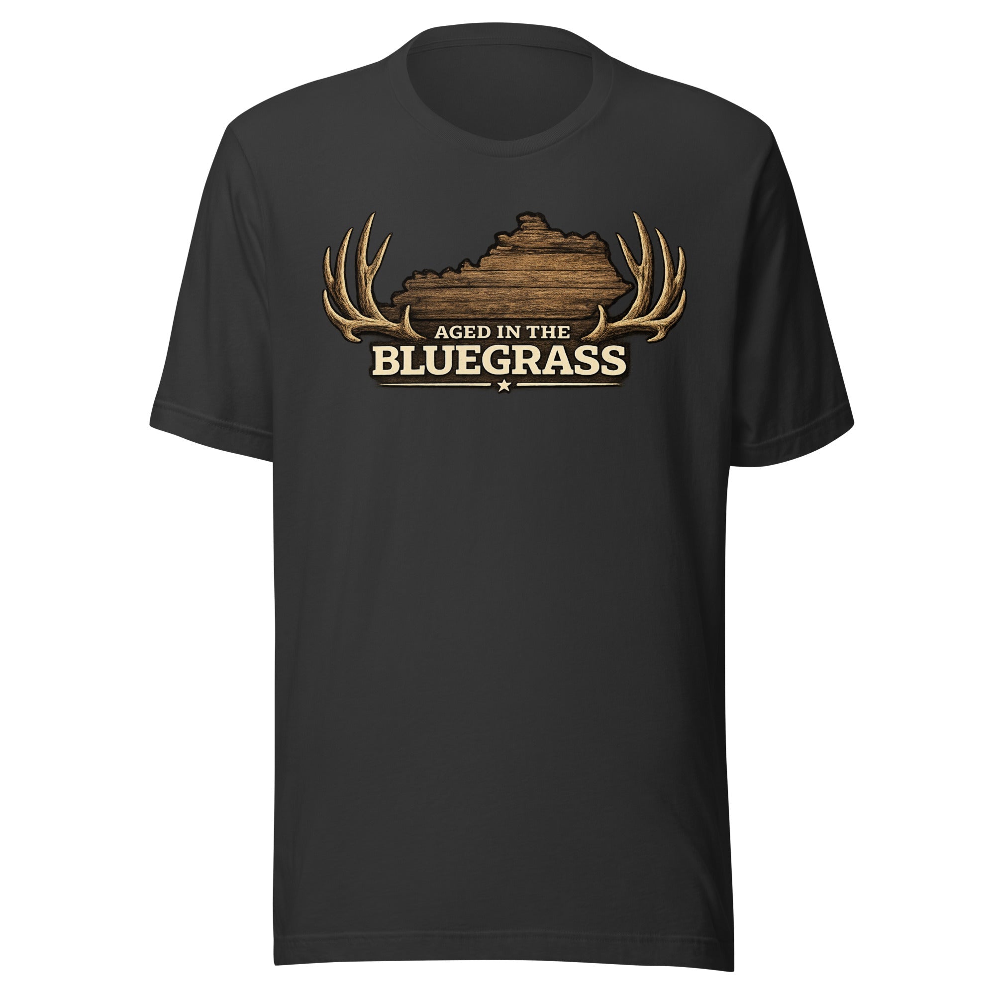 Kentucky Bluegrass Heritage Antler T-Shirt | Aged in the Bluegrass Design | Classic - Bluegrass Elite Apparel LLC