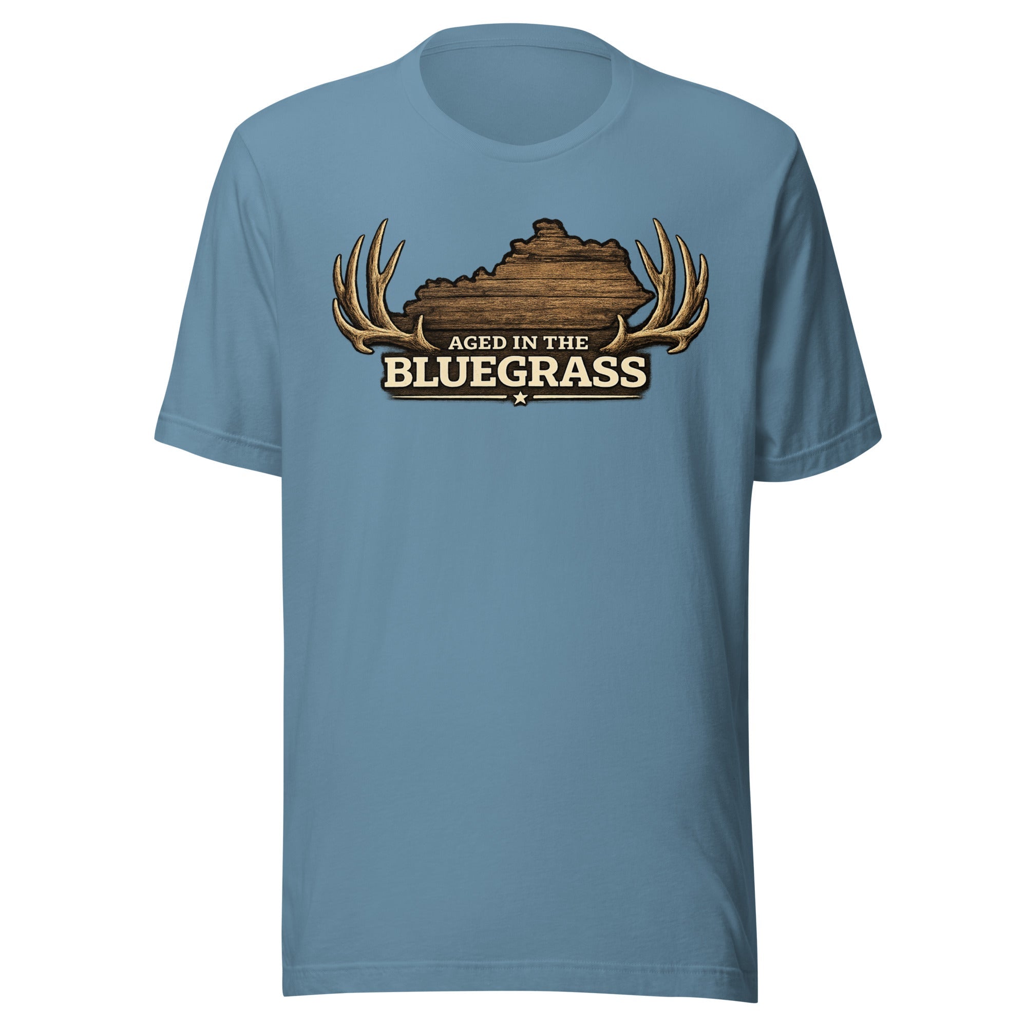 Kentucky Bluegrass Heritage Antler T-Shirt | Aged in the Bluegrass Design | Classic - Bluegrass Elite Apparel LLC