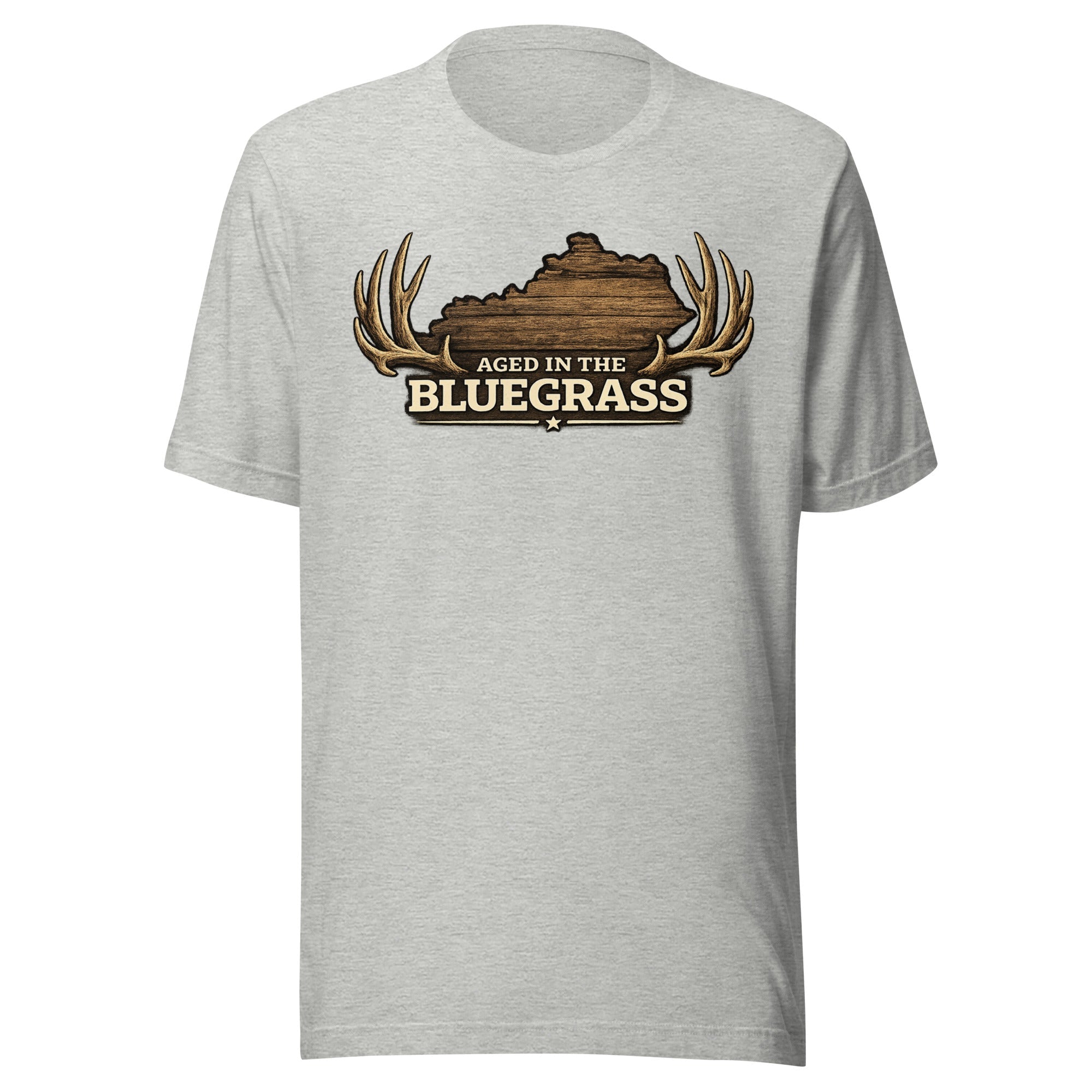 Kentucky Bluegrass Heritage Antler T-Shirt | Aged in the Bluegrass Design | Classic - Bluegrass Elite Apparel LLC