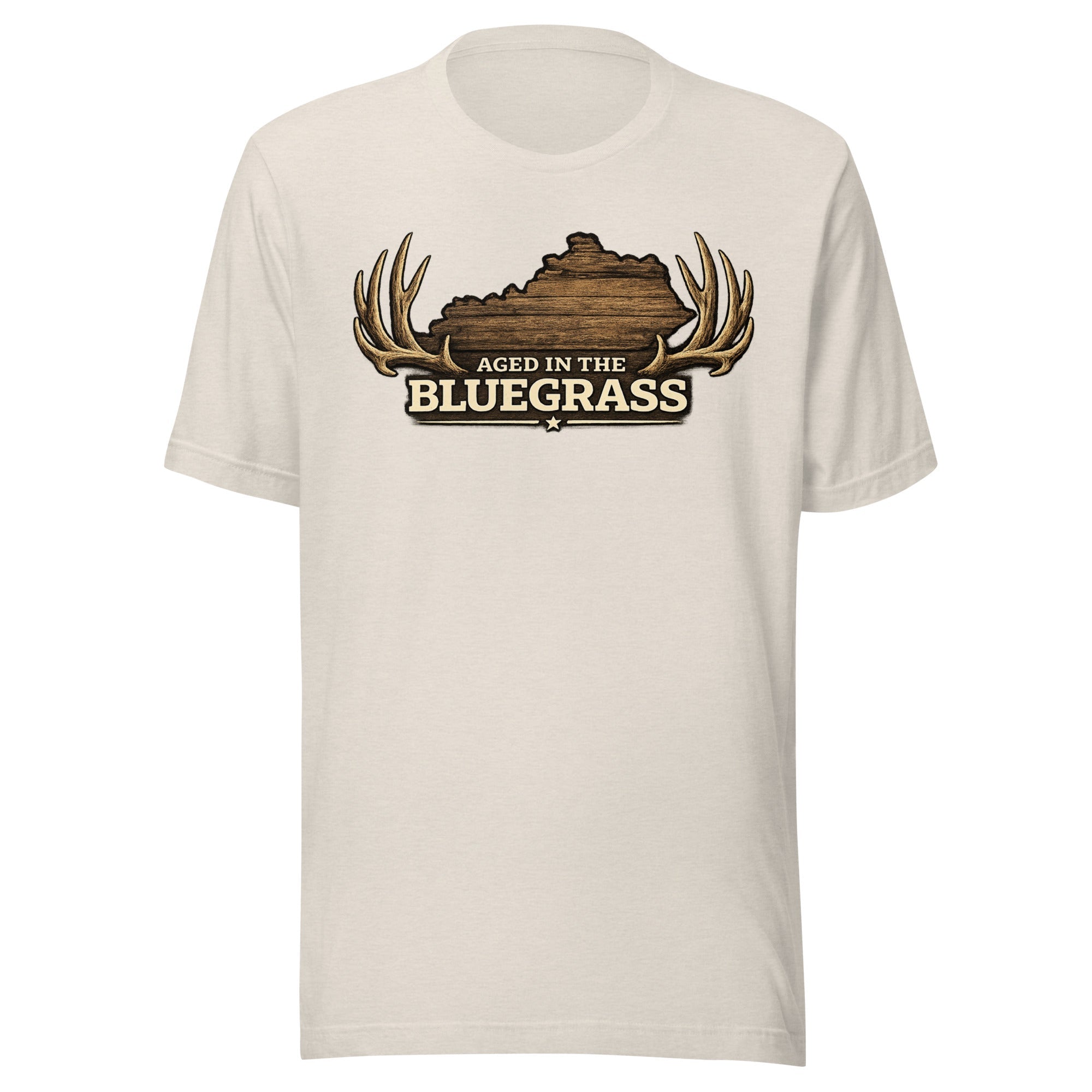Kentucky Bluegrass Heritage Antler T-Shirt | Aged in the Bluegrass Design | Classic - Bluegrass Elite Apparel LLC