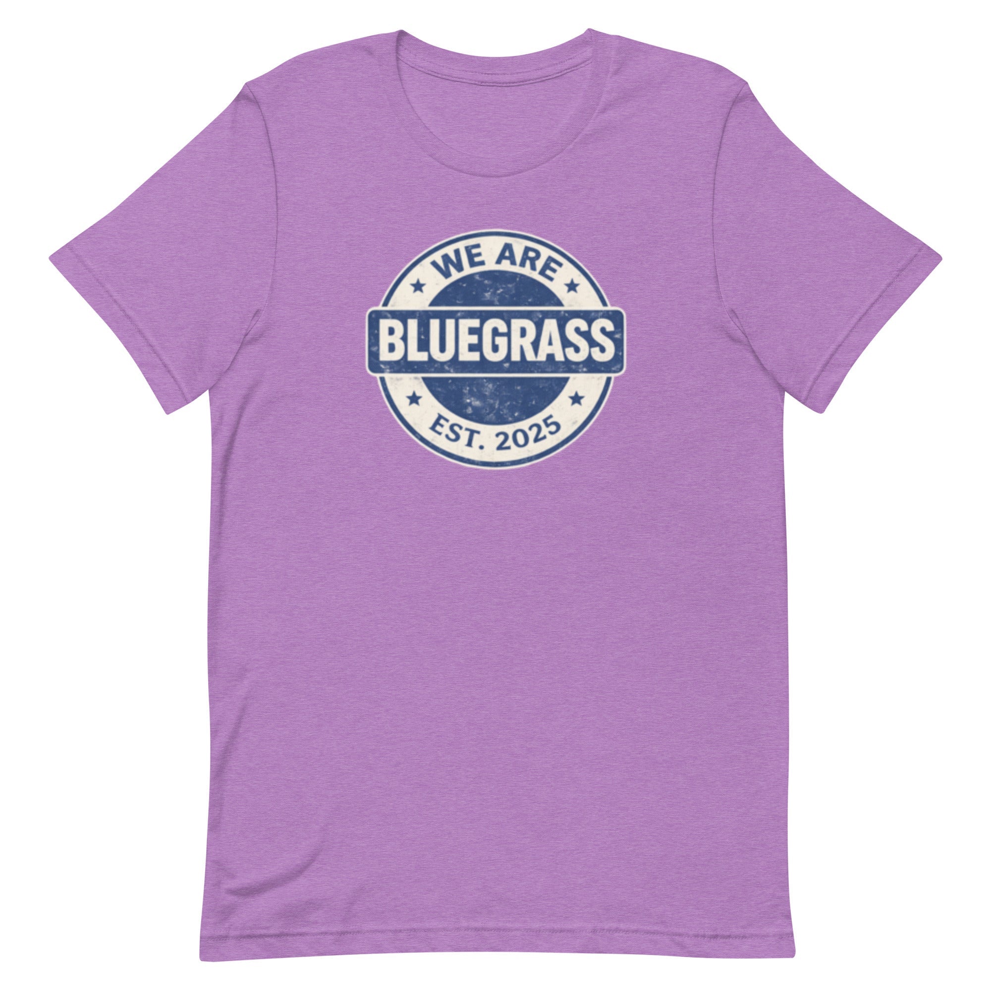 Kentucky Bluegrass Heritage Badge T-Shirt | Vintage Script Design | Classic - Bluegrass Elite Apparel LLC