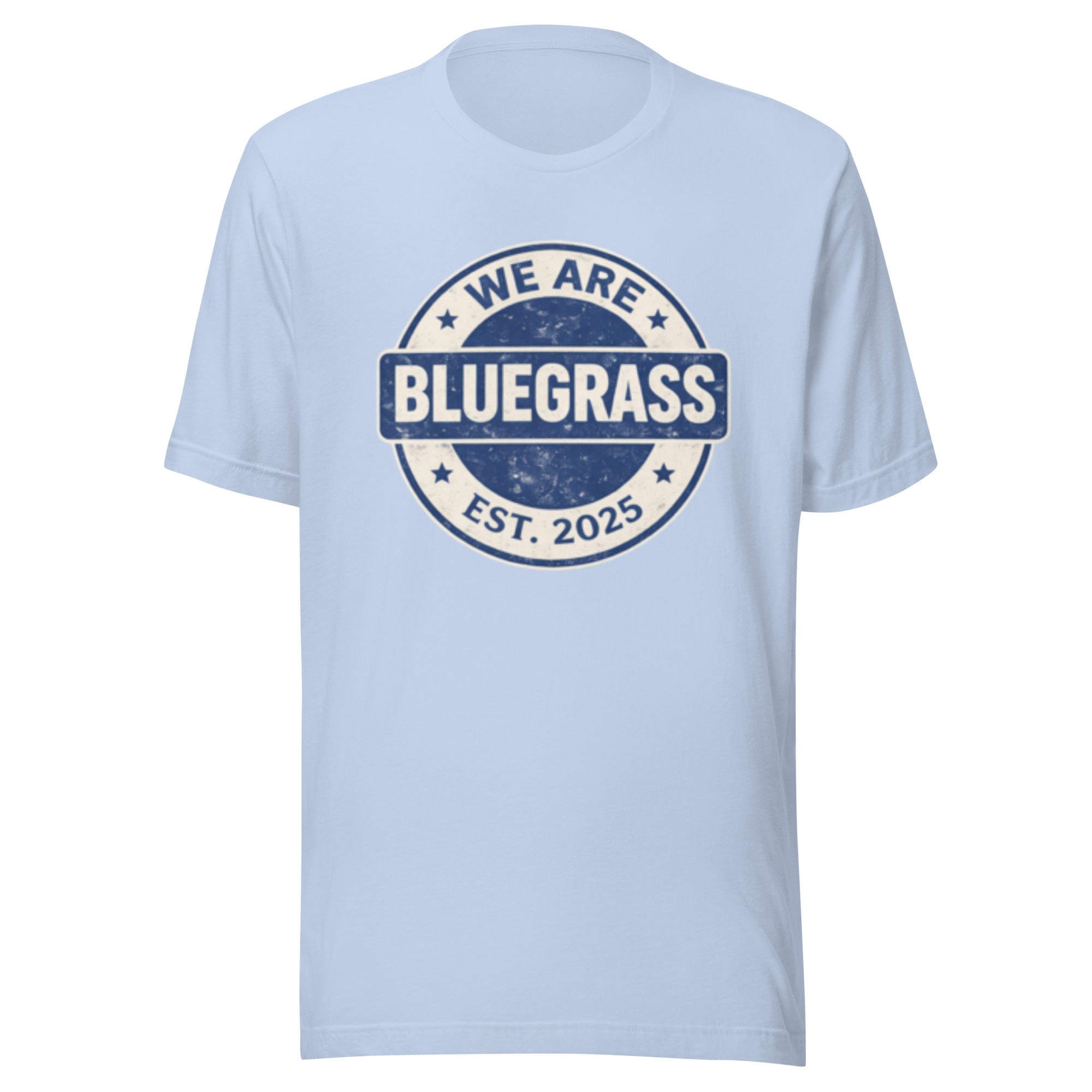 Kentucky Bluegrass Heritage Badge T-Shirt | Vintage Script Design | Classic - Bluegrass Elite Apparel LLC