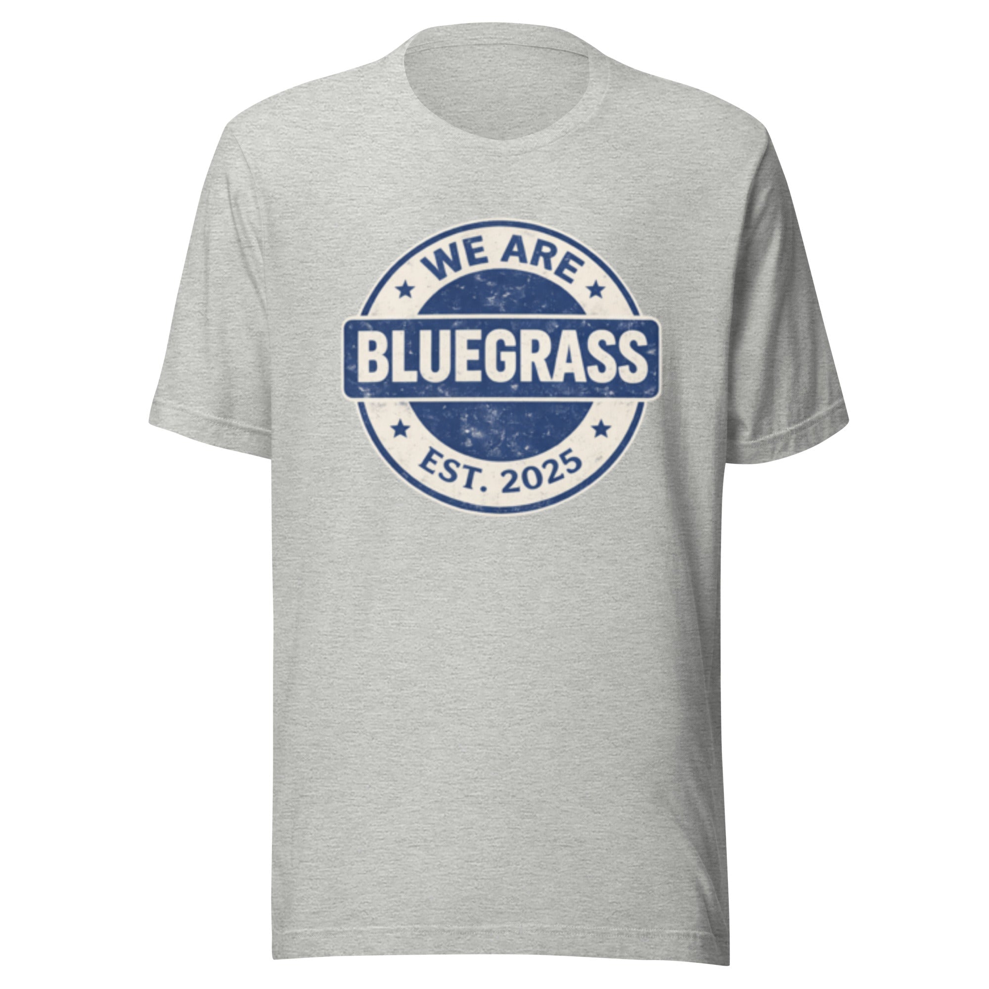 Kentucky Bluegrass Heritage Badge T-Shirt | Vintage Script Design | Classic - Bluegrass Elite Apparel LLC