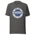 Kentucky Bluegrass Heritage Badge T-Shirt | Vintage Script Design | Classic - Bluegrass Elite Apparel LLC