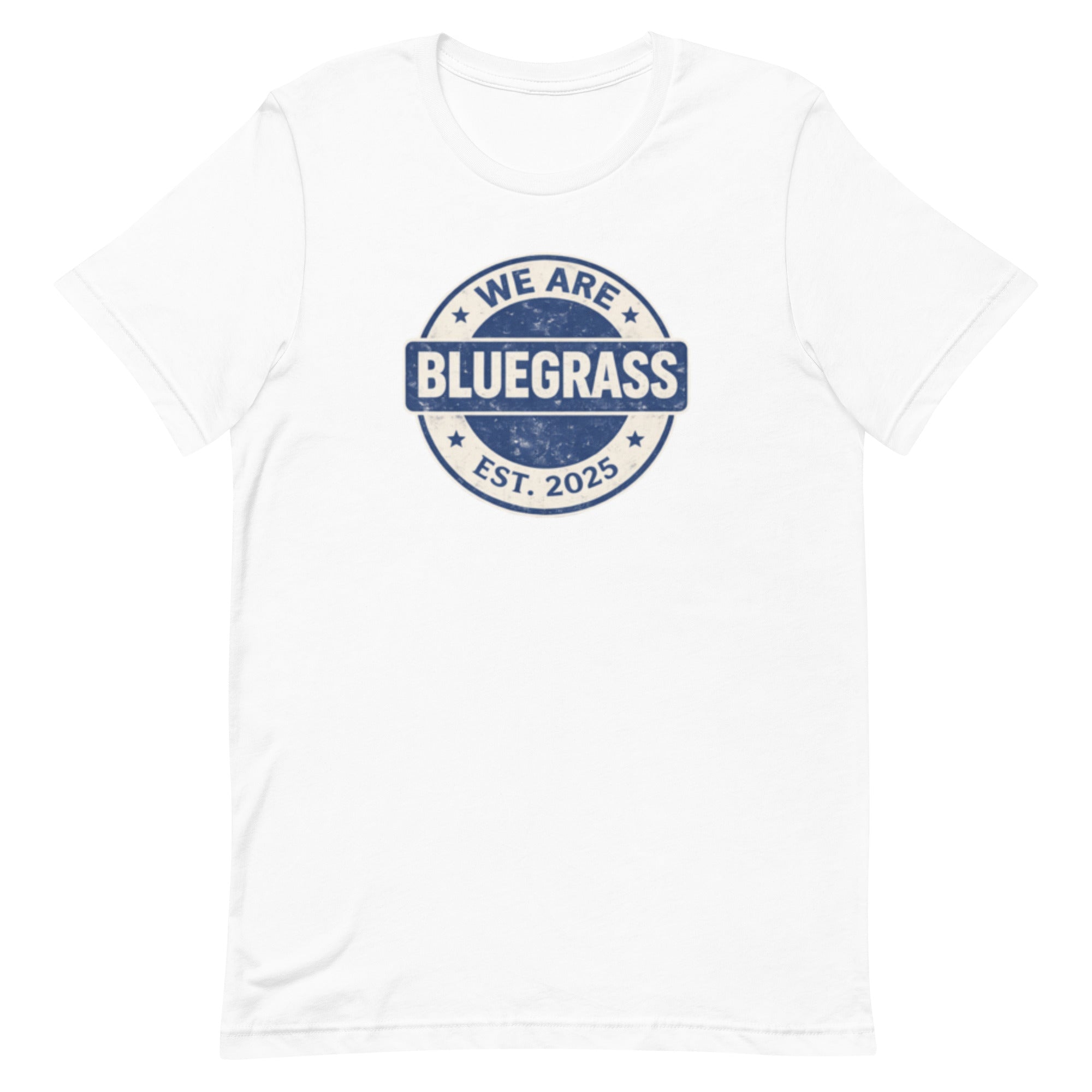 Kentucky Bluegrass Heritage Badge T-Shirt | Vintage Script Design | Classic - Bluegrass Elite Apparel LLC