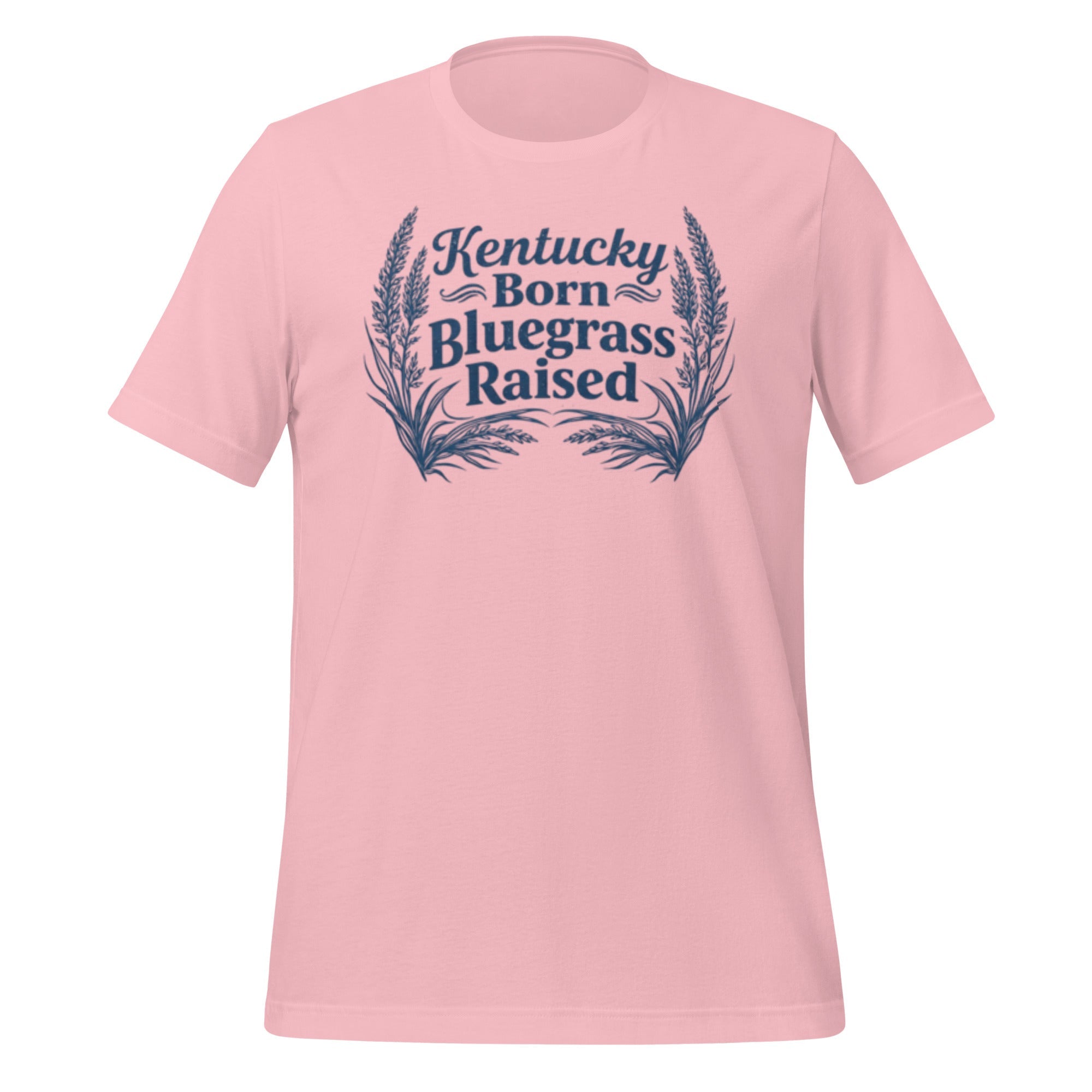 Kentucky Born, Bluegrass Raised T-Shirt | Hand - Drawn Grass Design | Classic Cotton - Bluegrass Elite Apparel LLC