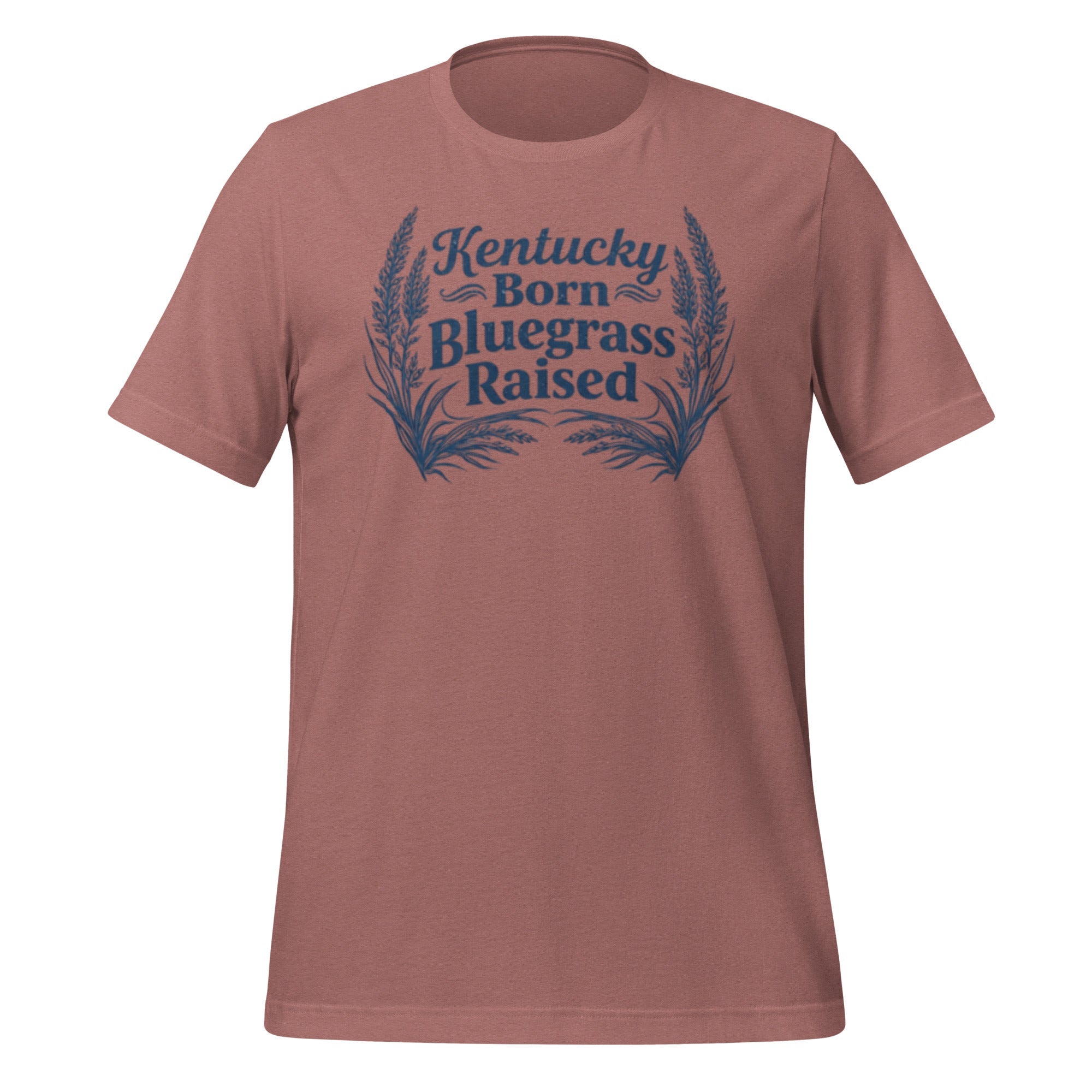 Kentucky Born, Bluegrass Raised T-Shirt | Hand - Drawn Grass Design | Classic Cotton - Bluegrass Elite Apparel LLC