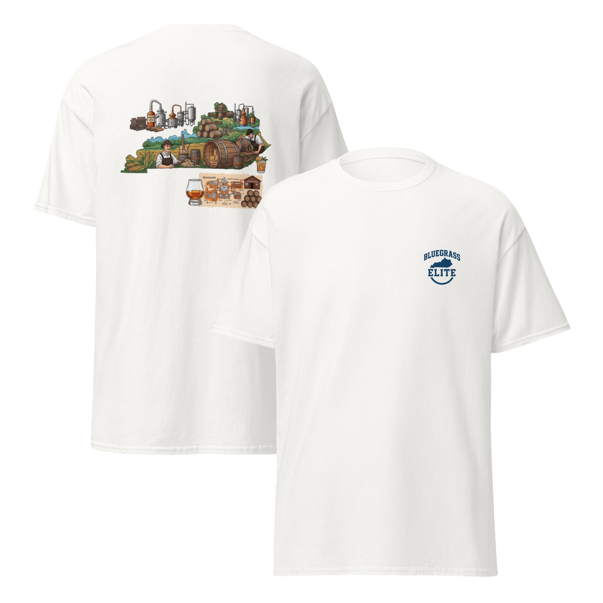 Kentucky Bourbon Classic Tee – Raise a Glass. Wear the Legacy. - Bluegrass Elite Apparel LLC