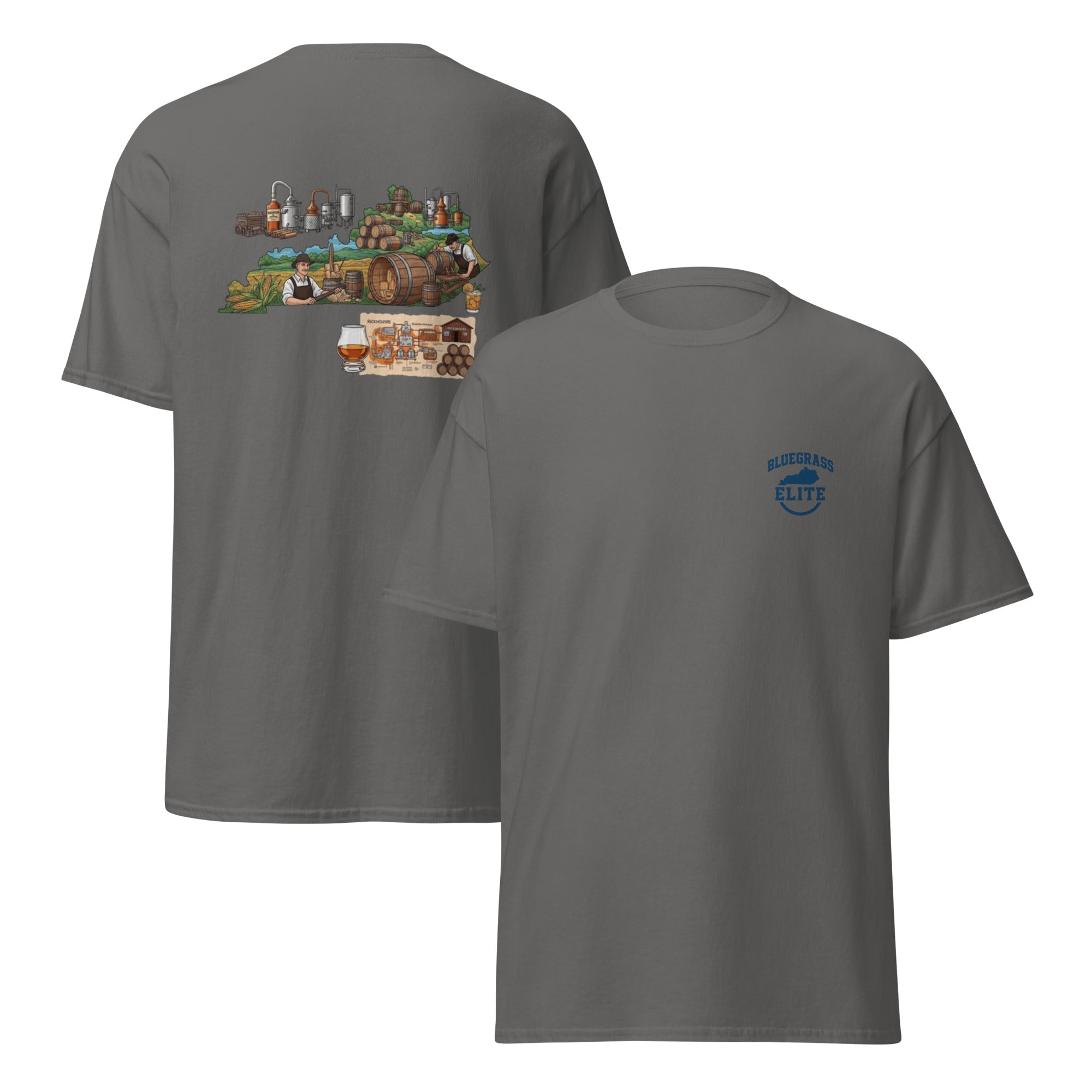 Kentucky Bourbon Classic Tee – Raise a Glass. Wear the Legacy. - Bluegrass Elite Apparel LLC
