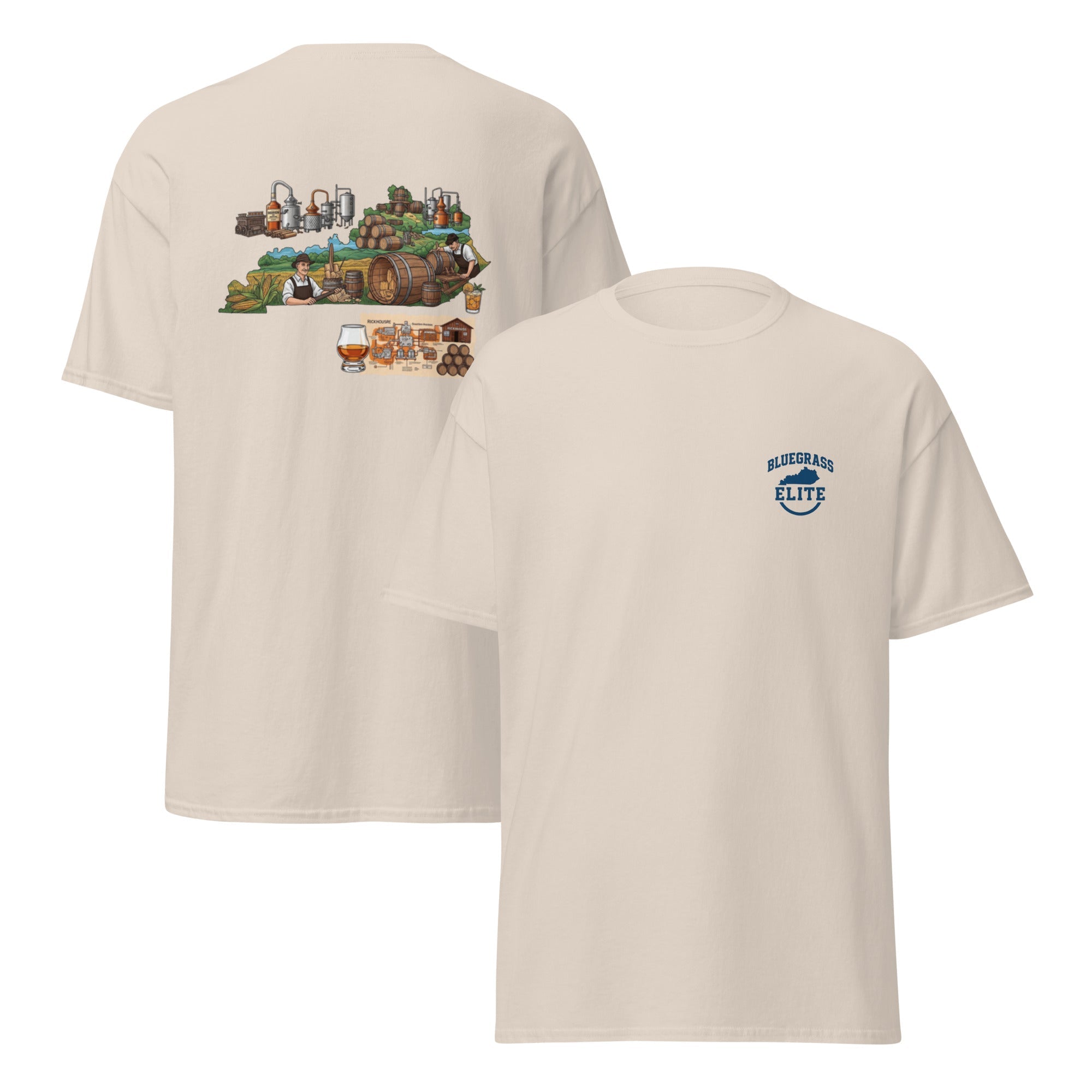Kentucky Bourbon Classic Tee – Raise a Glass. Wear the Legacy. - Bluegrass Elite Apparel LLC