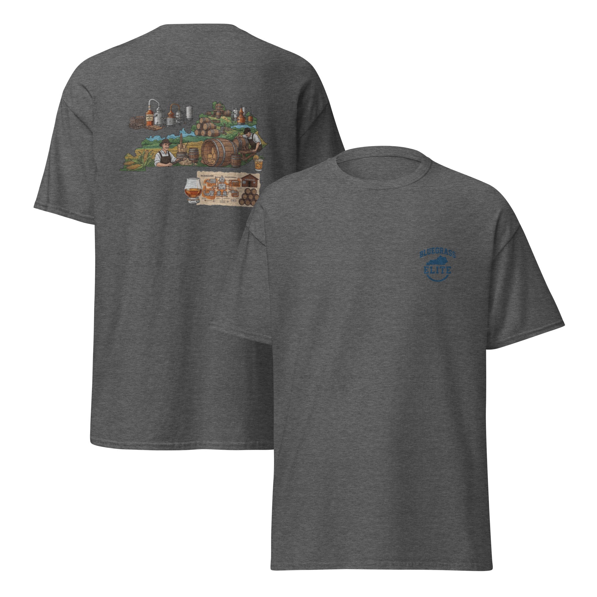 Kentucky Bourbon Classic Tee – Raise a Glass. Wear the Legacy. - Bluegrass Elite Apparel LLC