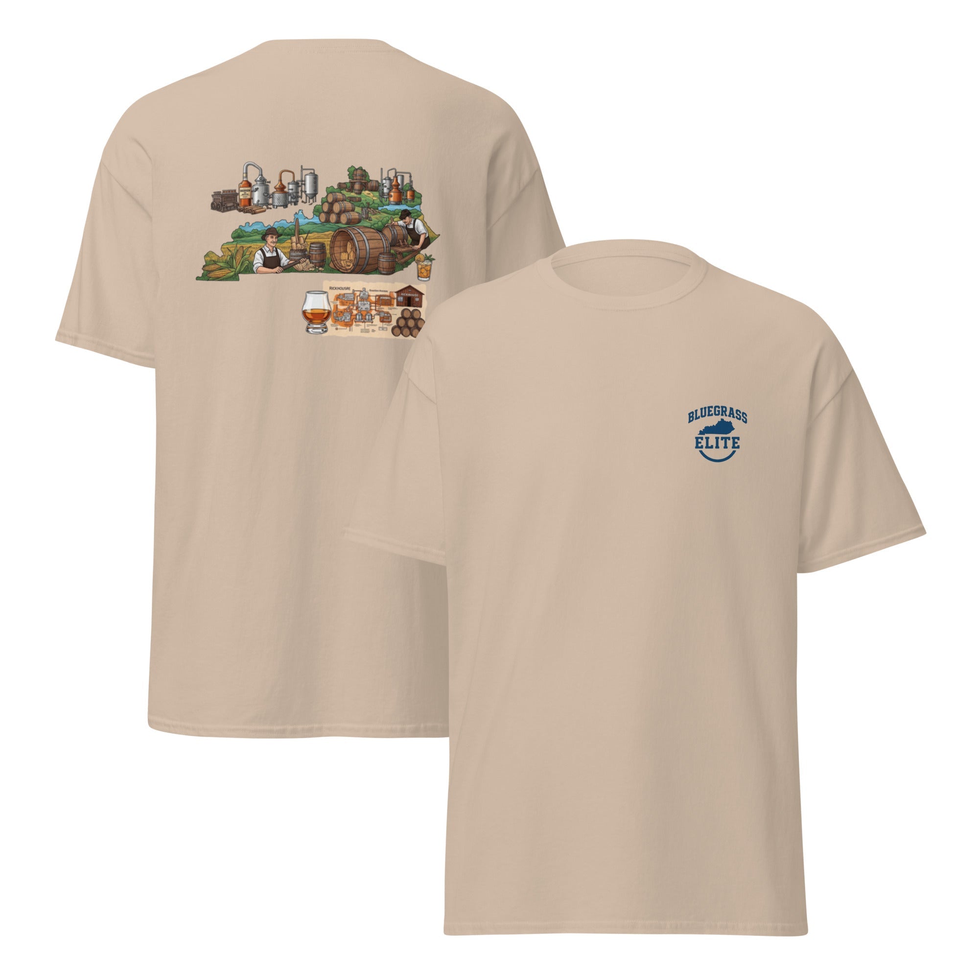 Kentucky Bourbon Classic Tee – Raise a Glass. Wear the Legacy. - Bluegrass Elite Apparel LLC