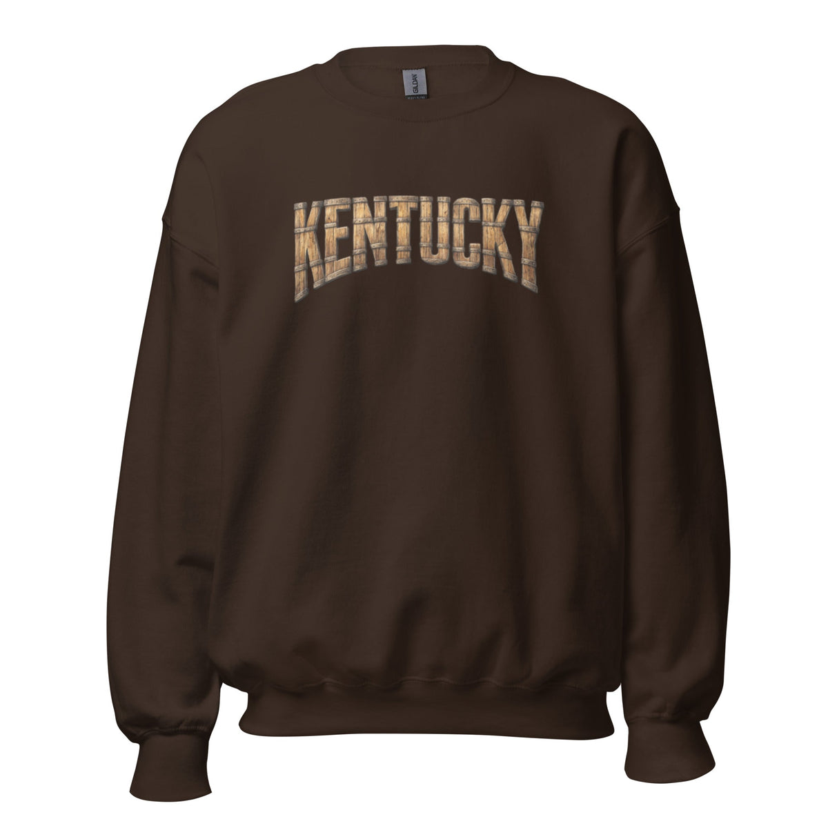 Kentucky Bourbon Sweatshirt | Barrel Text Design | Cozy Fit - Bluegrass Elite Apparel LLC