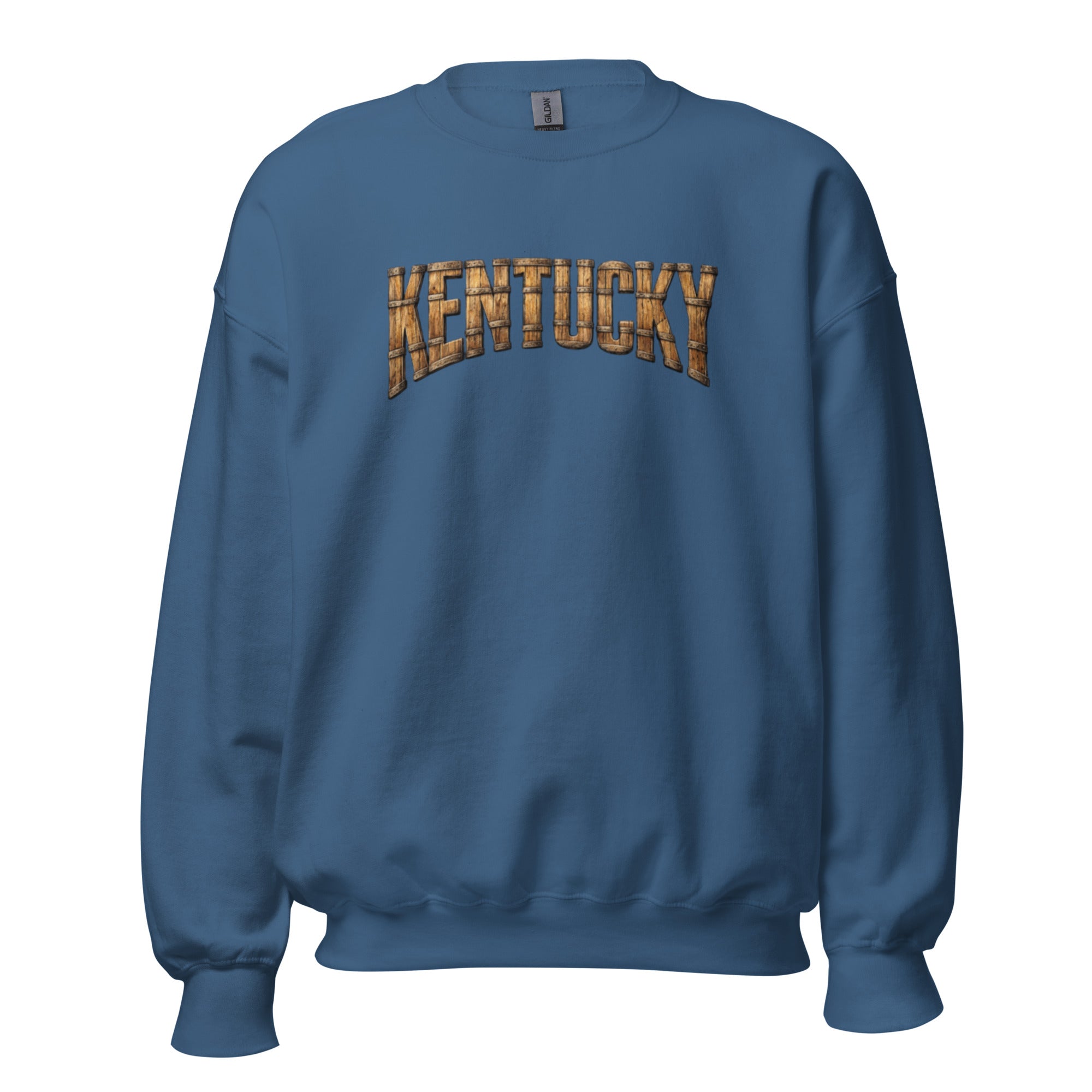 Kentucky Bourbon Sweatshirt | Barrel Text Design | Cozy Fit - Bluegrass Elite Apparel LLC