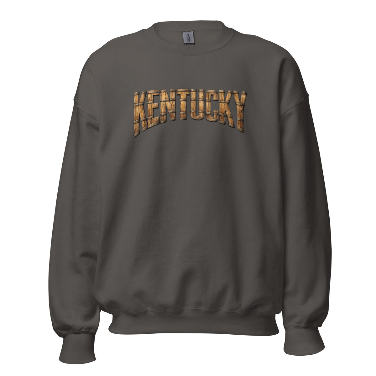 Kentucky Bourbon Sweatshirt | Barrel Text Design | Cozy Fit - Bluegrass Elite Apparel LLC