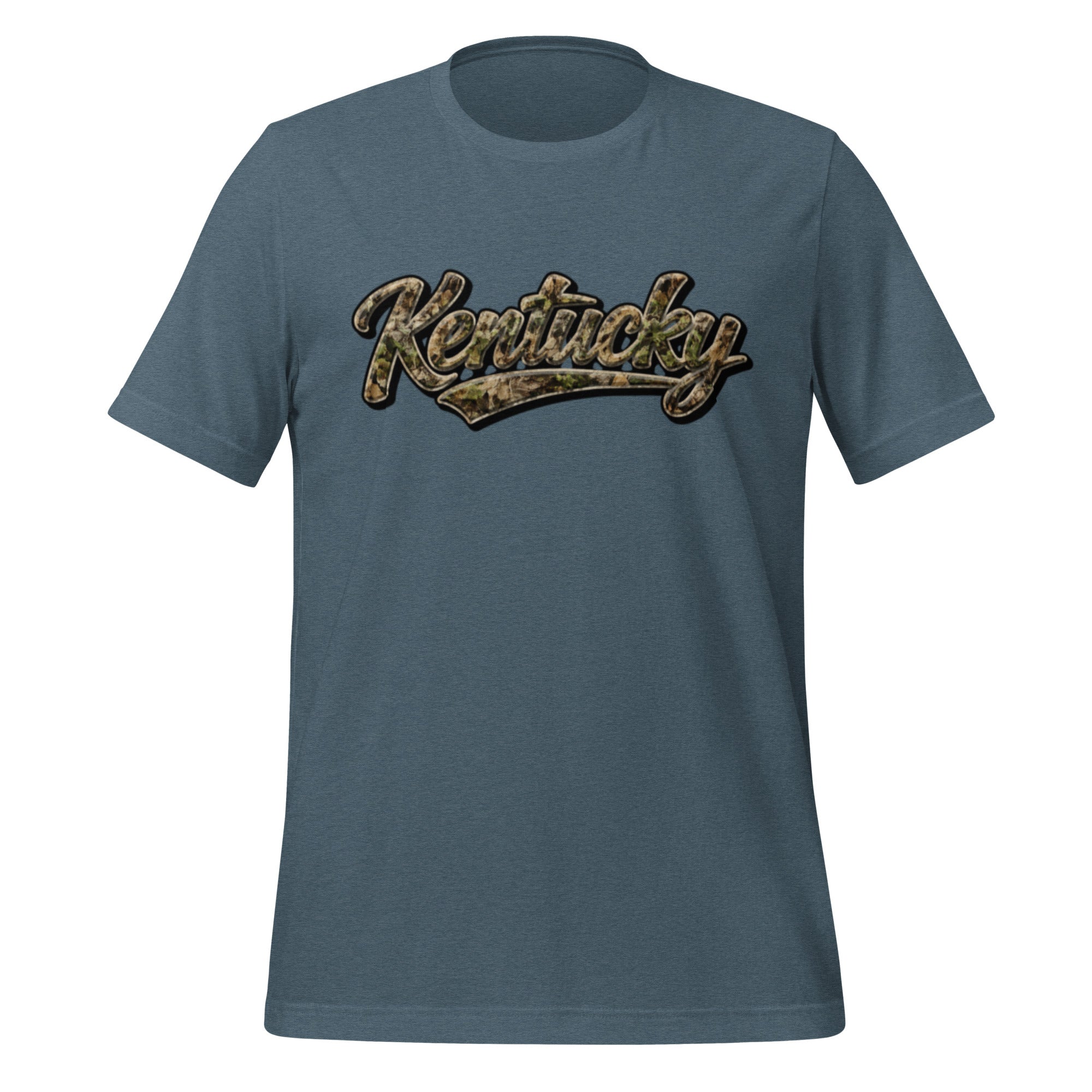 Kentucky Camo Shirt | Outdoor Script Design | Classic Cotton - Bluegrass Elite Apparel LLC