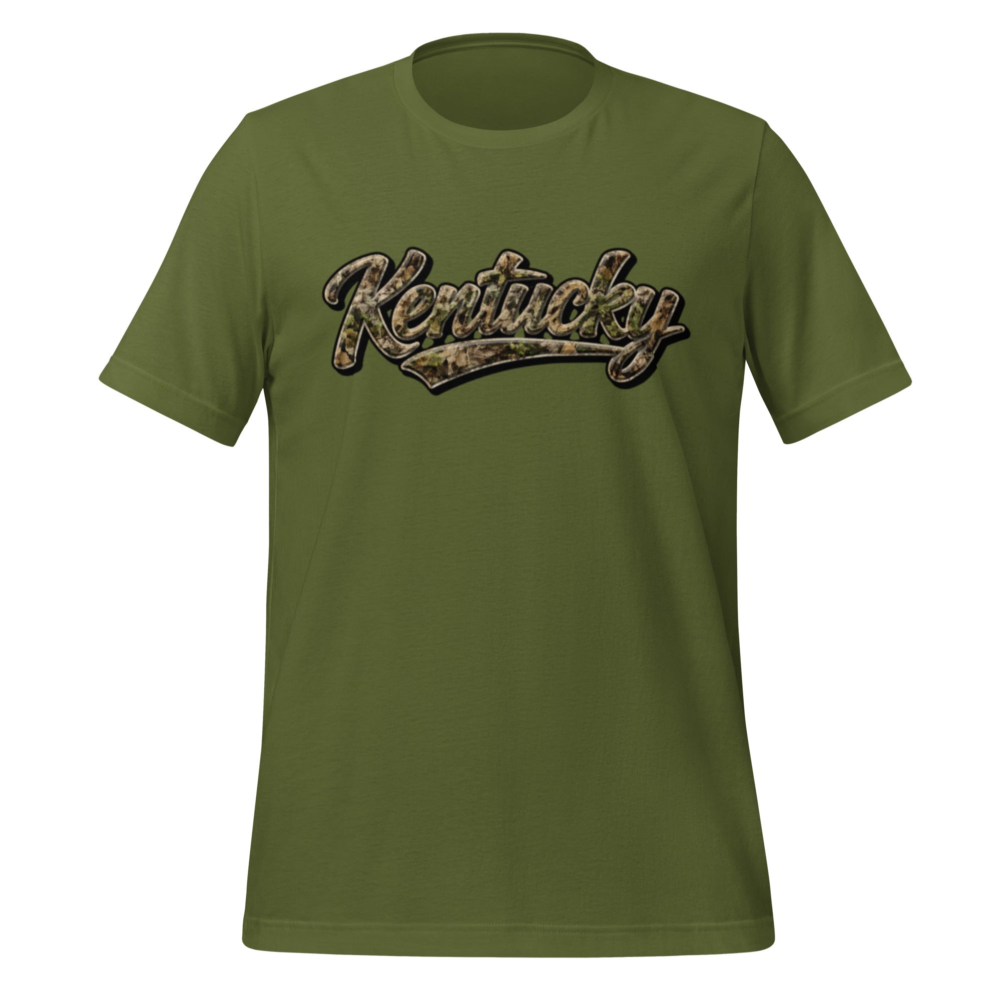 Kentucky Camo Shirt | Outdoor Script Design | Classic Cotton - Bluegrass Elite Apparel LLC
