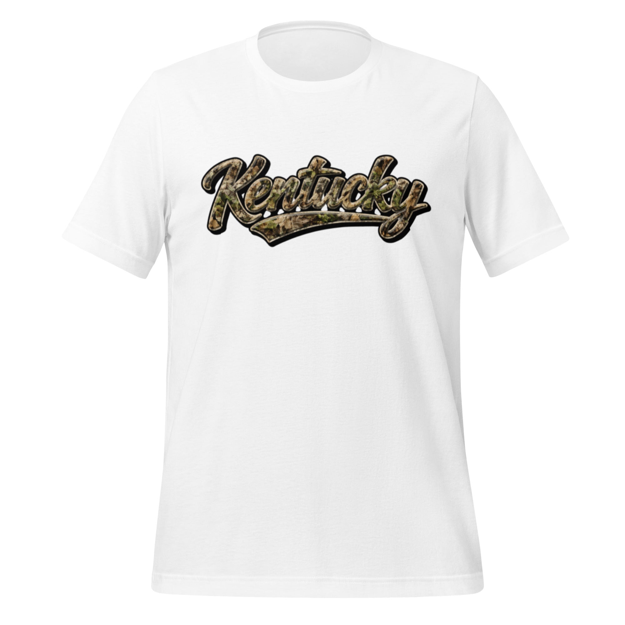 Kentucky Camo Shirt | Outdoor Script Design | Classic Cotton - Bluegrass Elite Apparel LLC