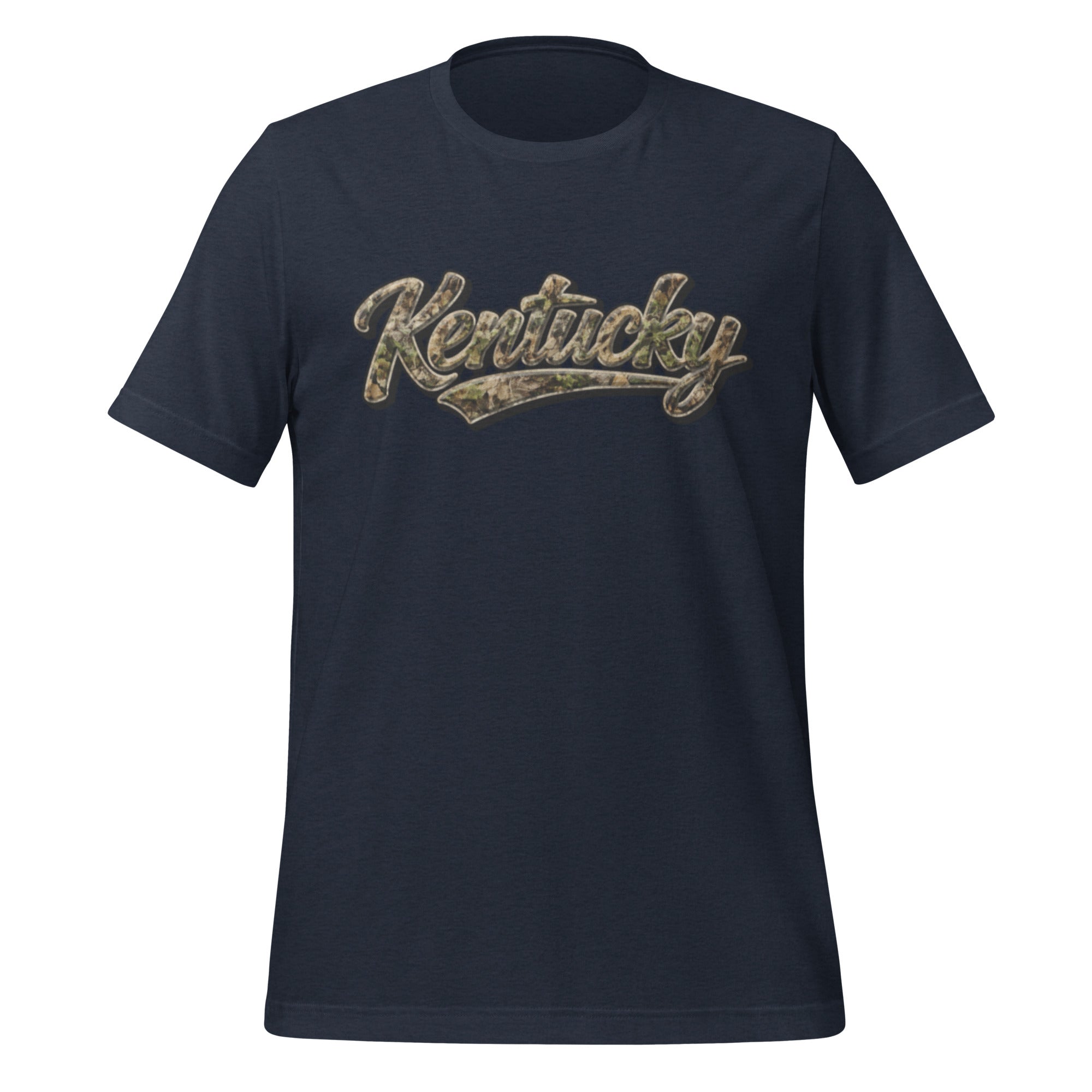 Kentucky Camo Shirt | Outdoor Script Design | Classic Cotton - Bluegrass Elite Apparel LLC