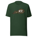 Kentucky Camo State Script Tee | Woodland Heritage Design | Classic Airlume - Bluegrass Elite Apparel LLC
