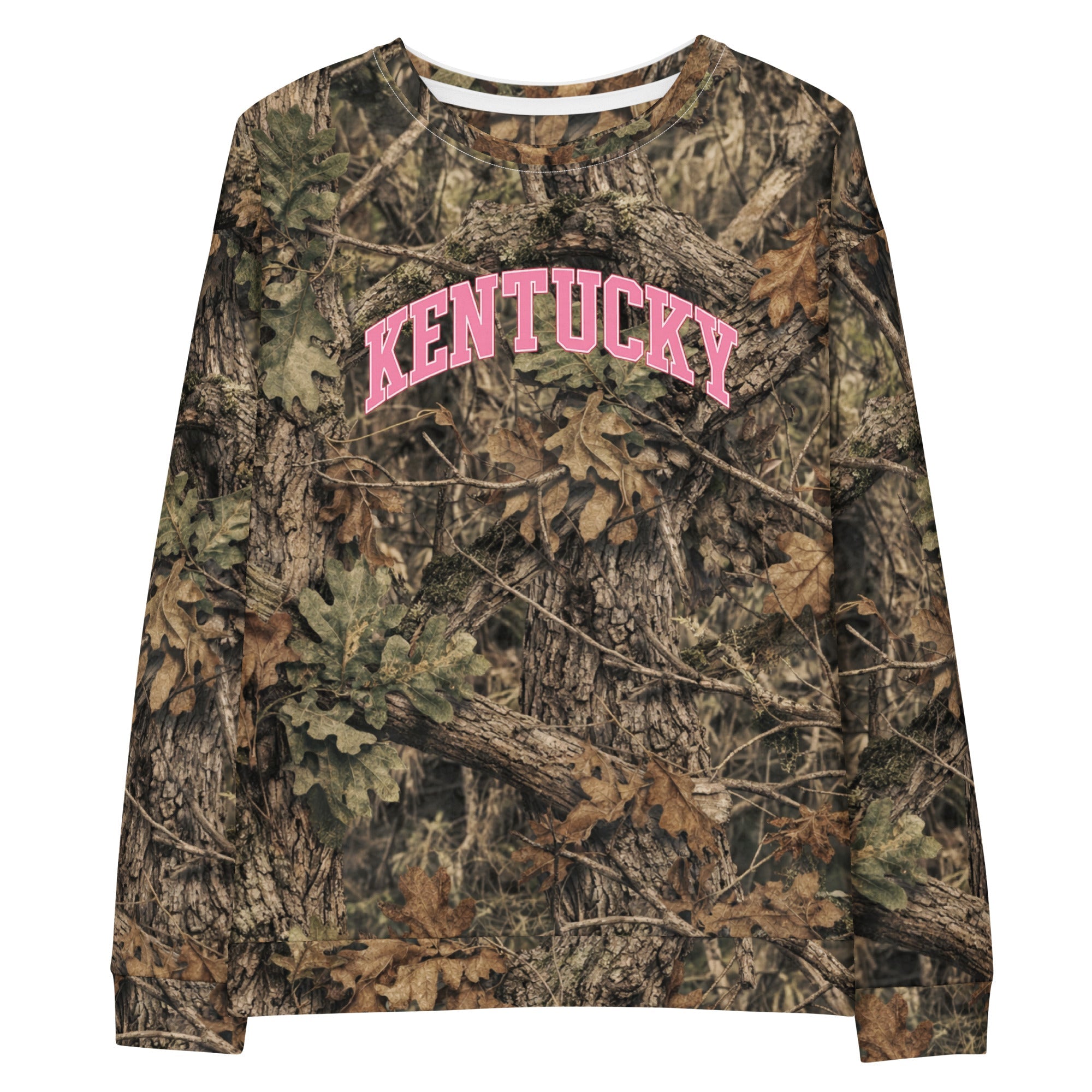 Kentucky Camo Sweatshirt | Mossy Oak All - Over Print | Unisex Cotton - Bluegrass Elite Apparel LLC