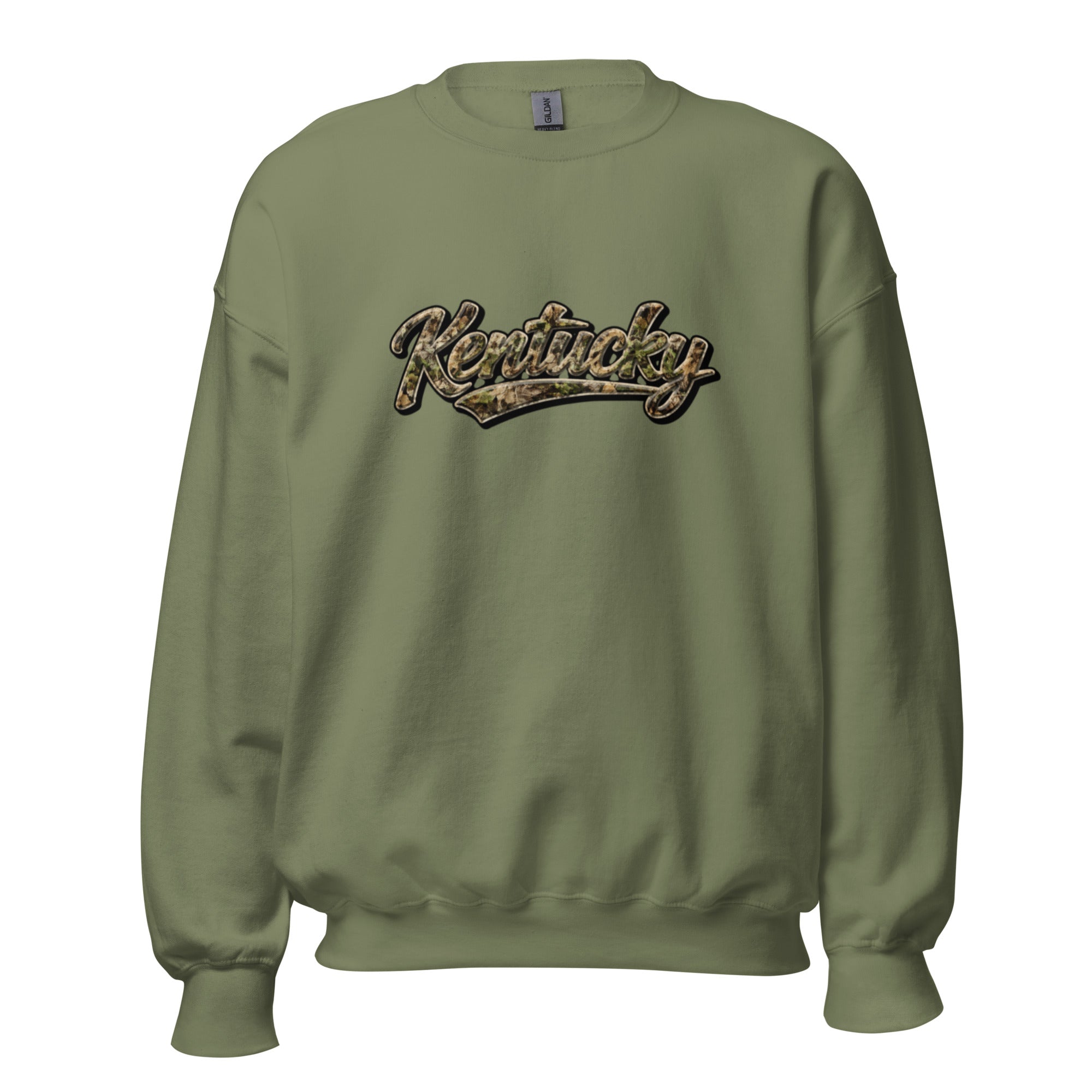 Kentucky Camo Sweatshirt | Outdoor Script Design | Unisex Fit - Bluegrass Elite Apparel LLC