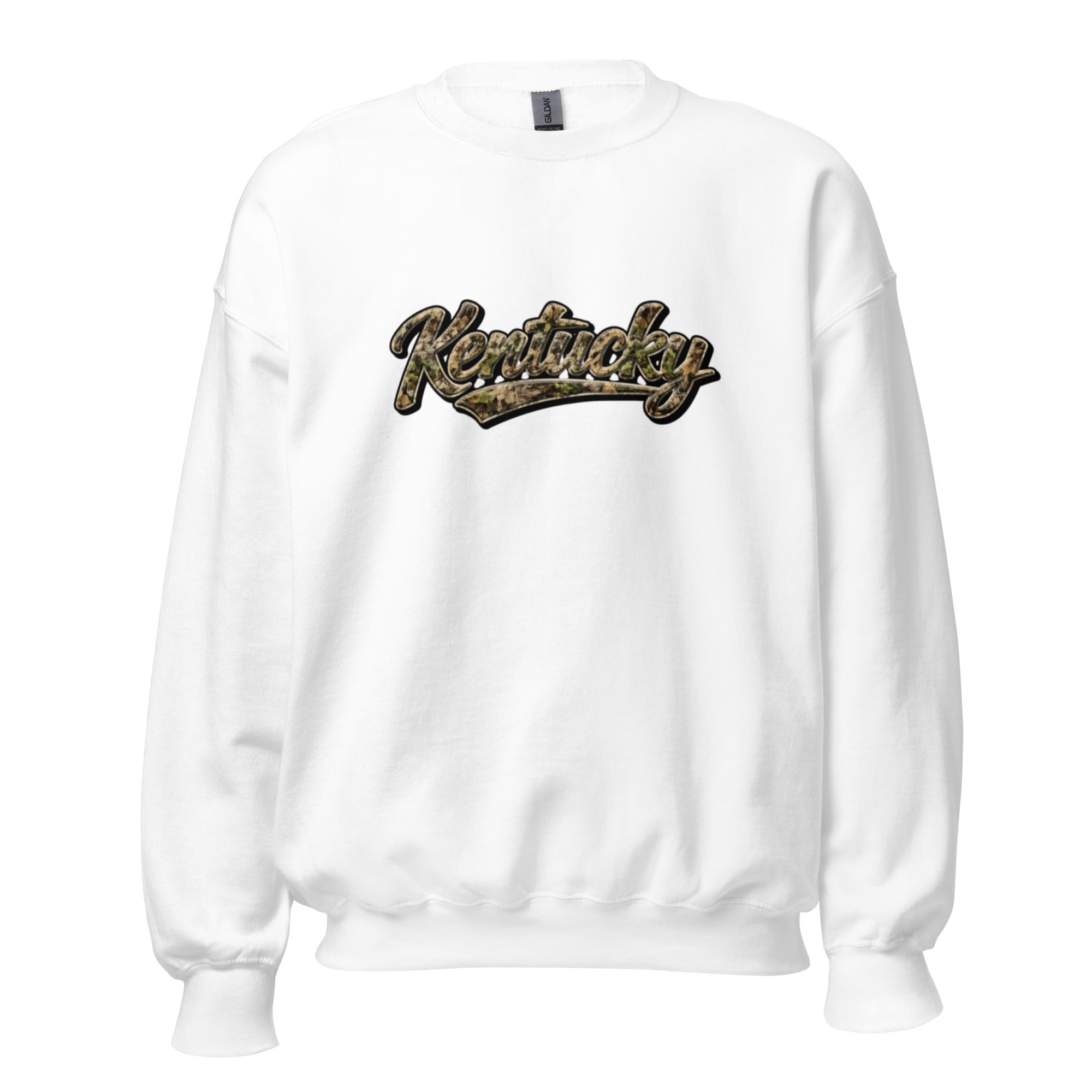 Kentucky Camo Sweatshirt | Outdoor Script Design | Unisex Fit - Bluegrass Elite Apparel LLC