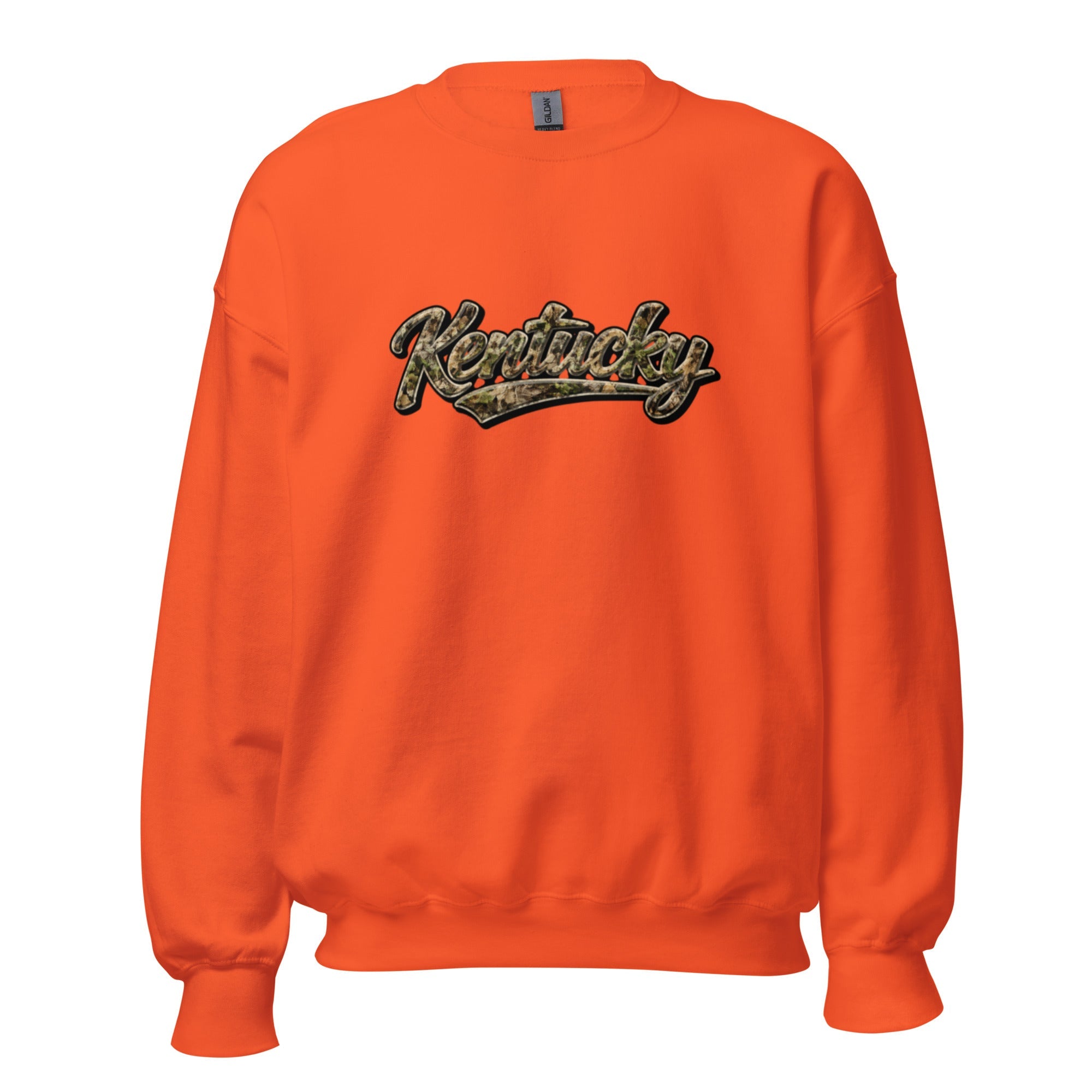 Kentucky Camo Sweatshirt | Outdoor Script Design | Unisex Fit - Bluegrass Elite Apparel LLC