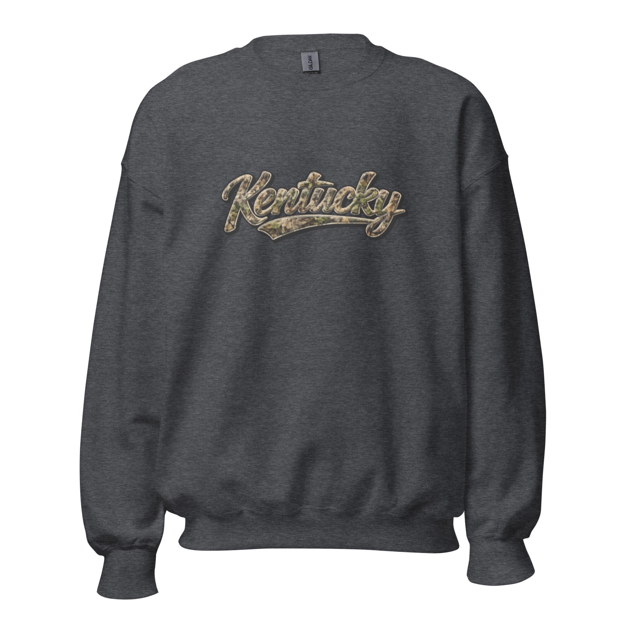 Kentucky Camo Sweatshirt | Outdoor Script Design | Unisex Fit - Bluegrass Elite Apparel LLC