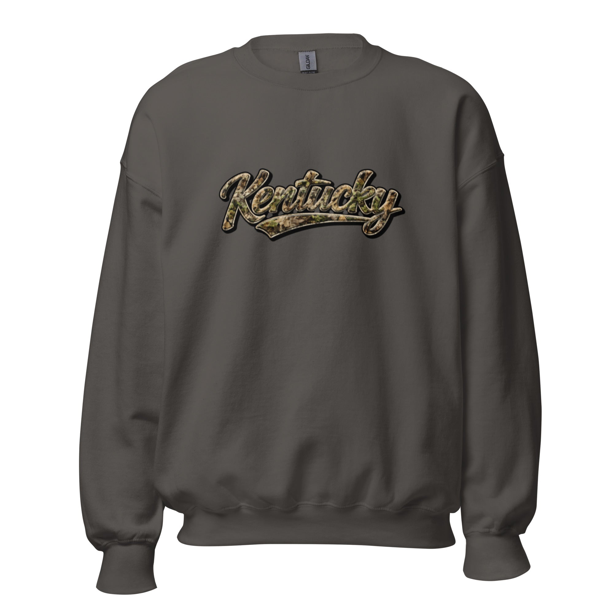 Kentucky Camo Sweatshirt | Outdoor Script Design | Unisex Fit - Bluegrass Elite Apparel LLC