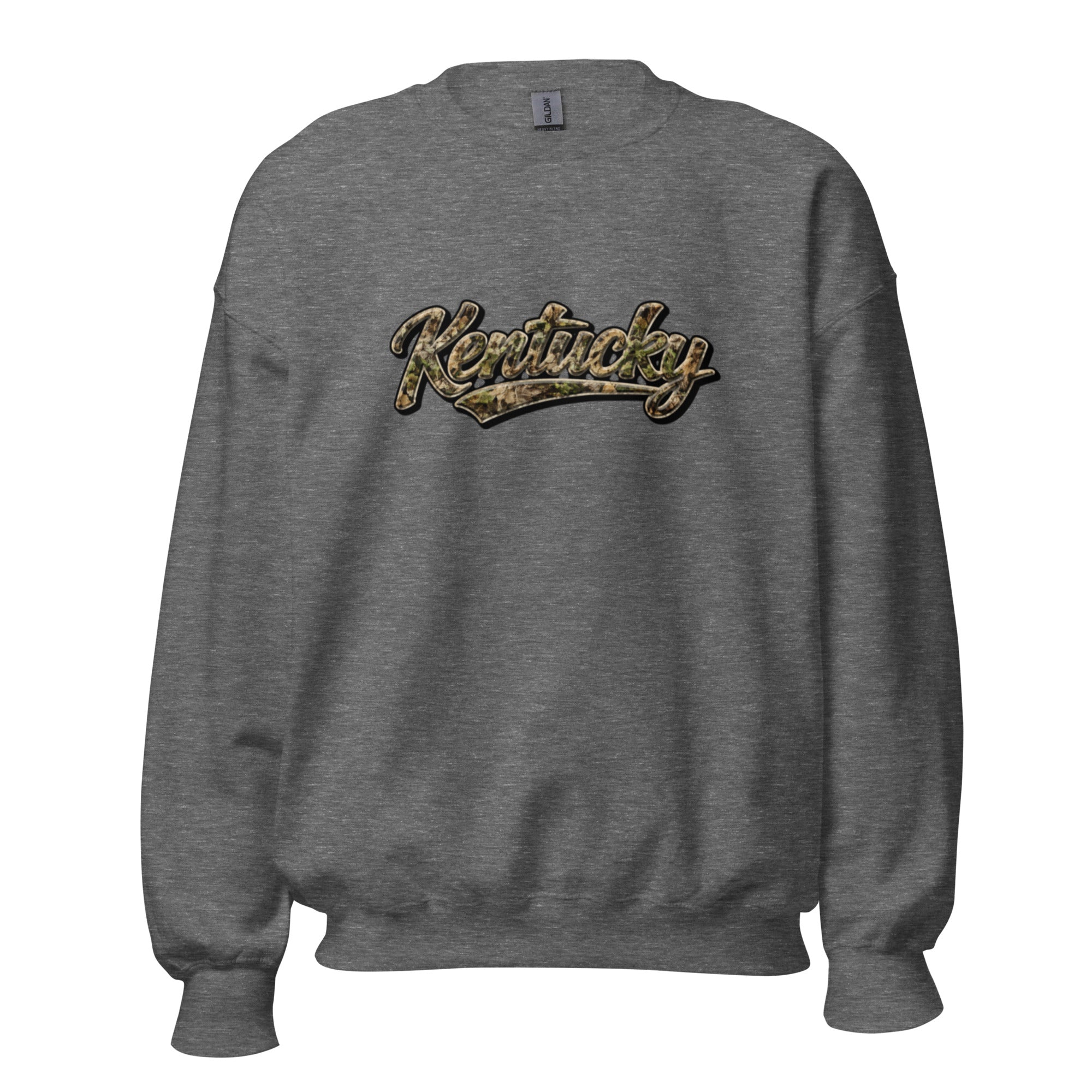 Kentucky Camo Sweatshirt | Outdoor Script Design | Unisex Fit - Bluegrass Elite Apparel LLC