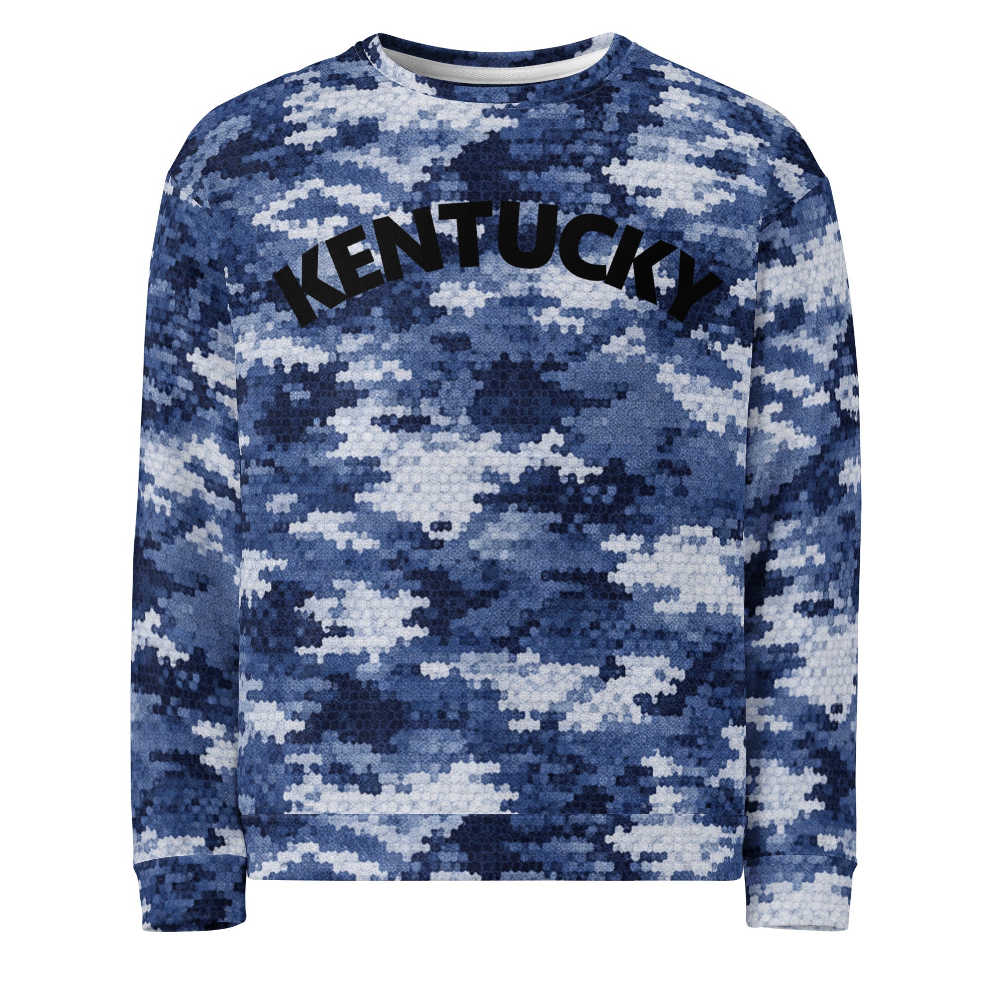 Kentucky Camo Unisex Sweatshirt | Bluegrass Digital Camo | Fleece Crewneck - Bluegrass Elite Apparel LLC