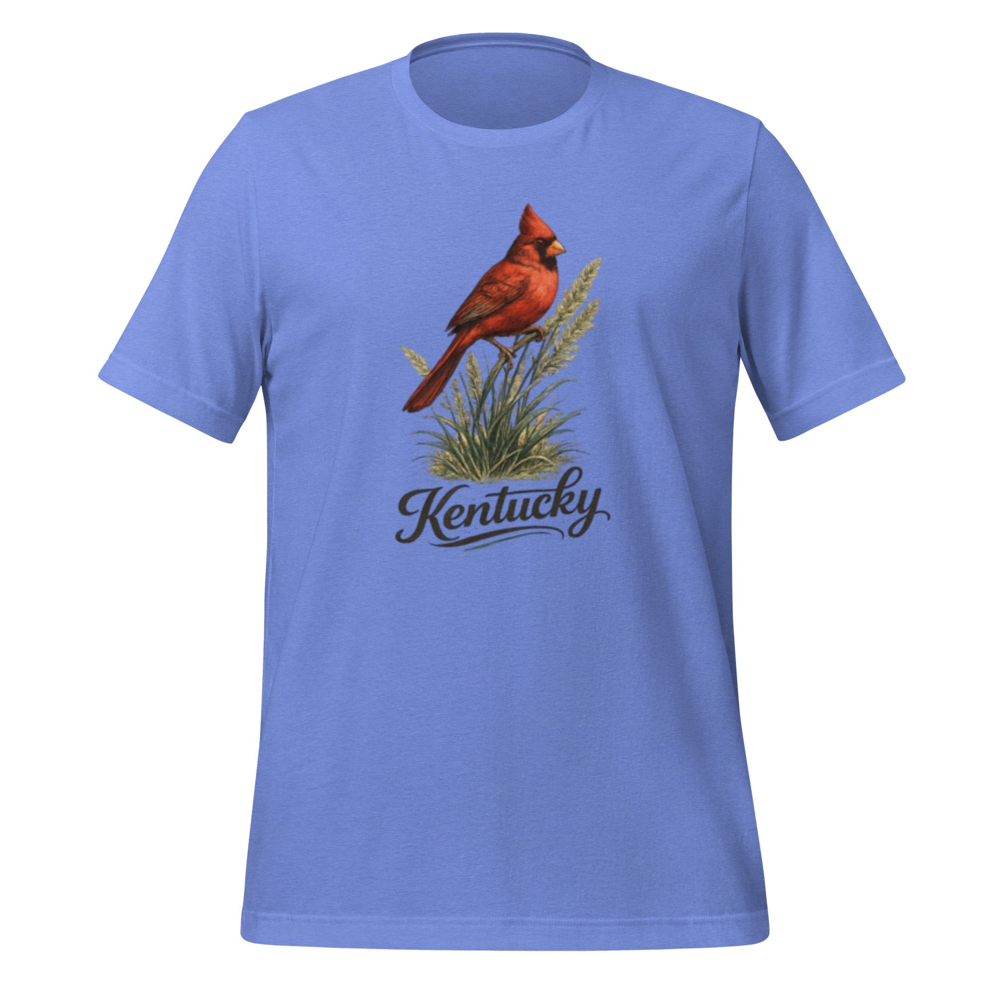 Kentucky Cardinal State Bird T-Shirt | Bluegrass Perch Design | Classic Cotton - Bluegrass Elite Apparel LLC