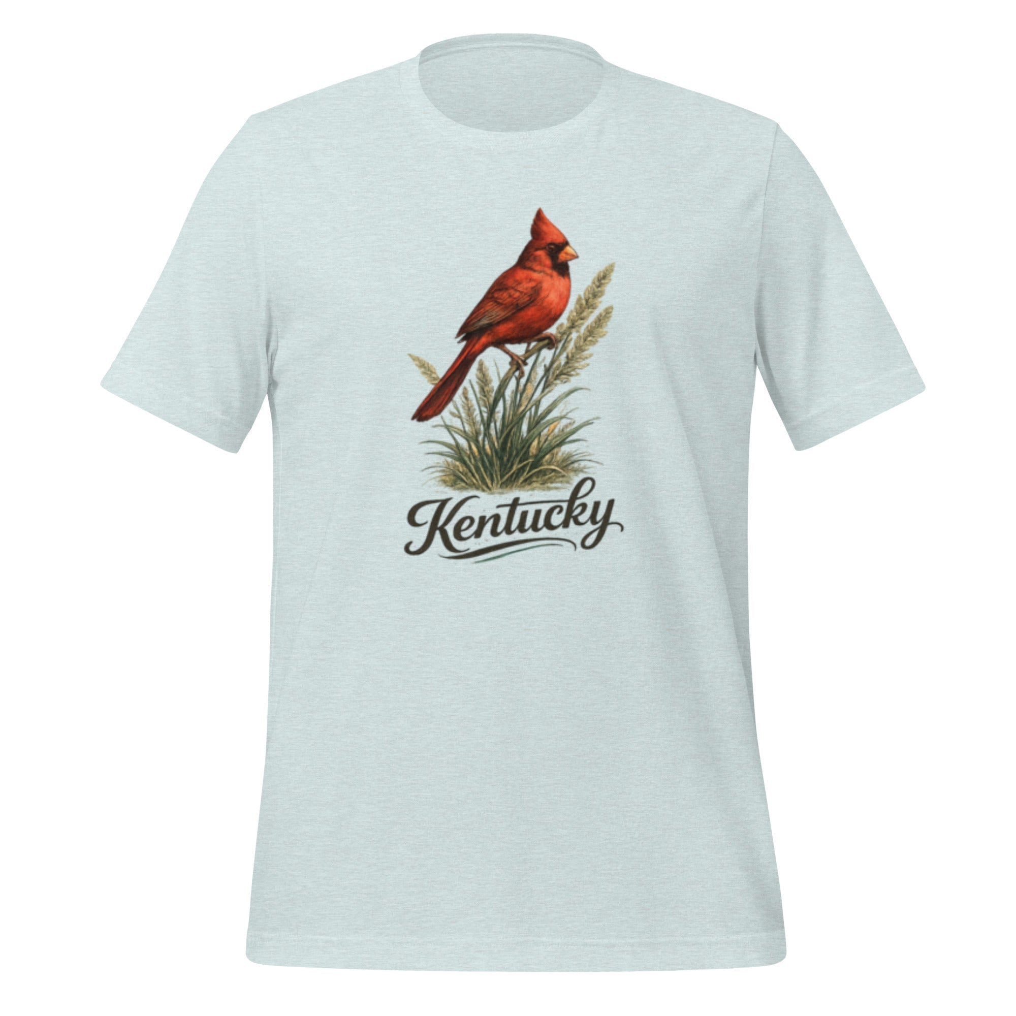 Kentucky Cardinal State Bird T-Shirt | Bluegrass Perch Design | Classic Cotton - Bluegrass Elite Apparel LLC