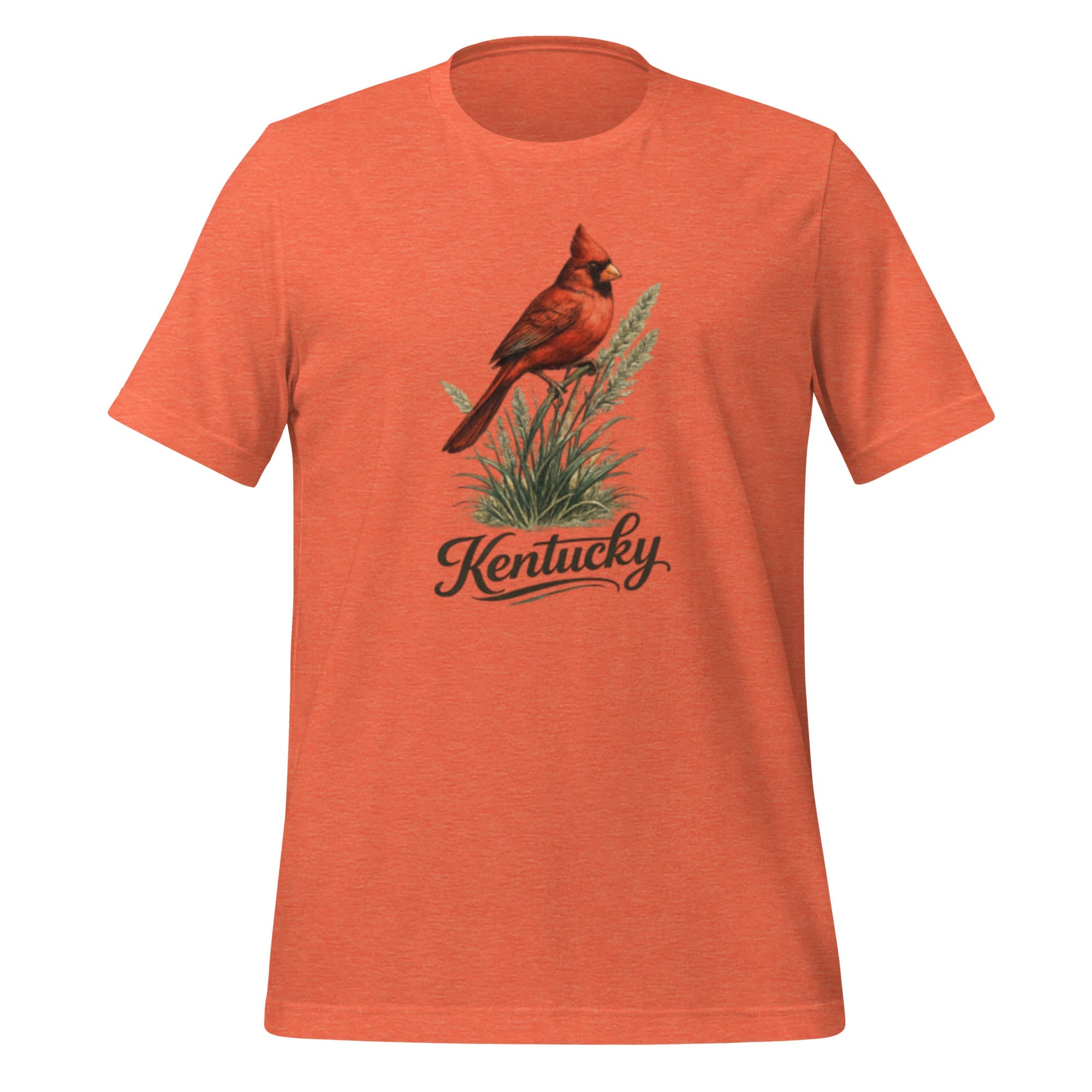 Kentucky Cardinal State Bird T-Shirt | Bluegrass Perch Design | Classic Cotton - Bluegrass Elite Apparel LLC