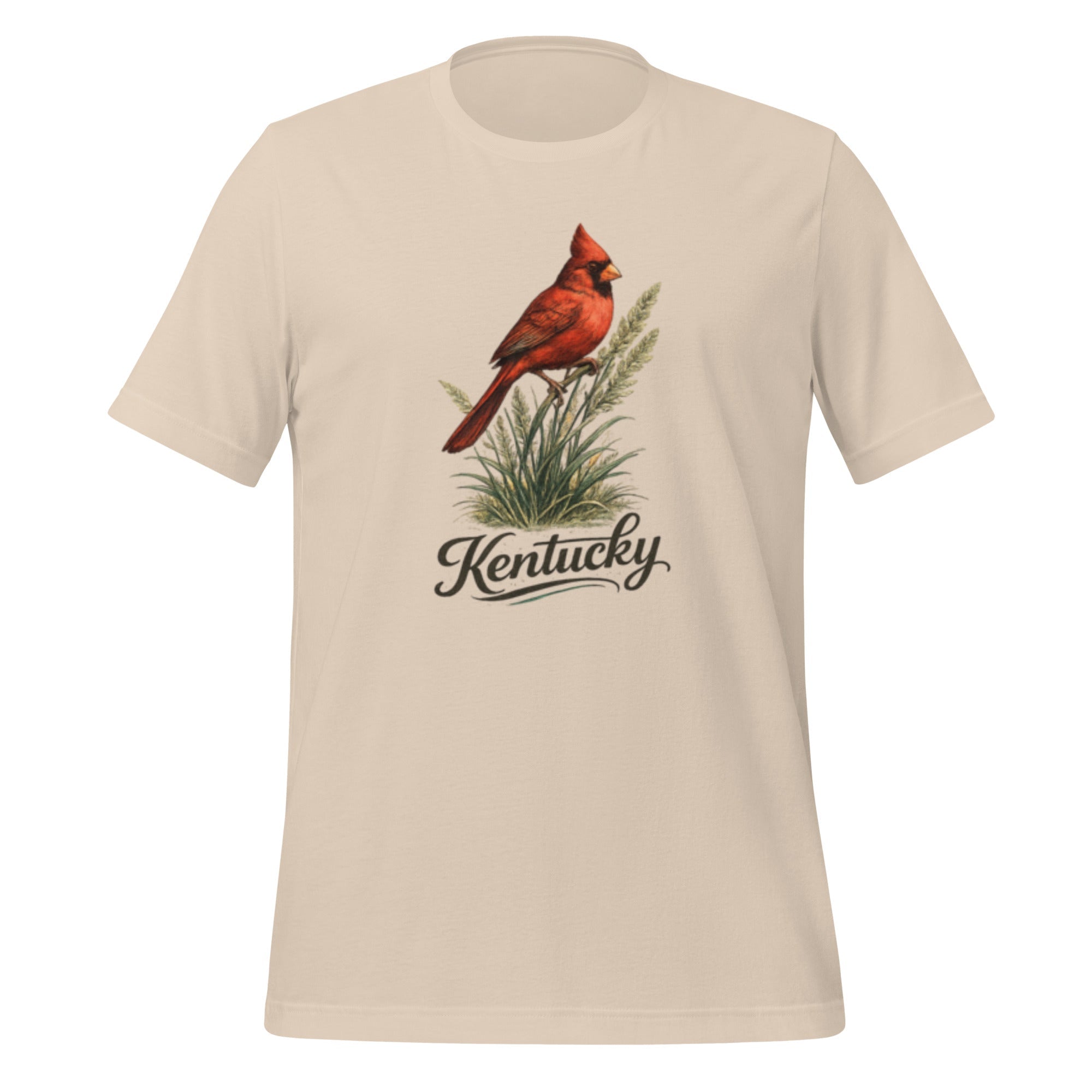 Kentucky Cardinal State Bird T-Shirt | Bluegrass Perch Design | Classic Cotton - Bluegrass Elite Apparel LLC