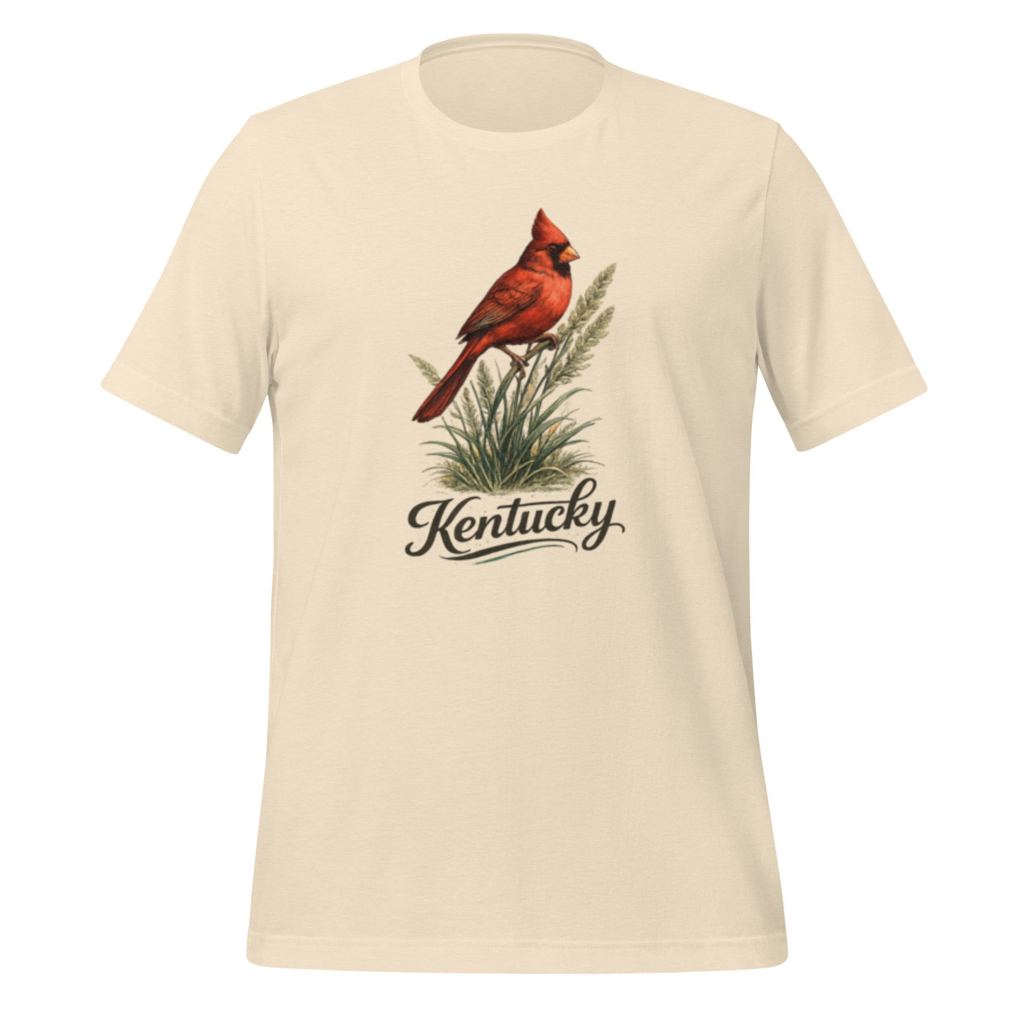 Kentucky Cardinal State Bird T-Shirt | Bluegrass Perch Design | Classic Cotton - Bluegrass Elite Apparel LLC