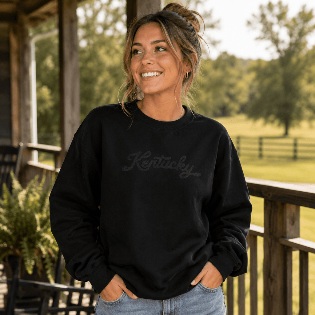 Kentucky Cord Script Sweatshirt | Smooth Cord Typography | Classic - Bluegrass Elite Apparel LLC