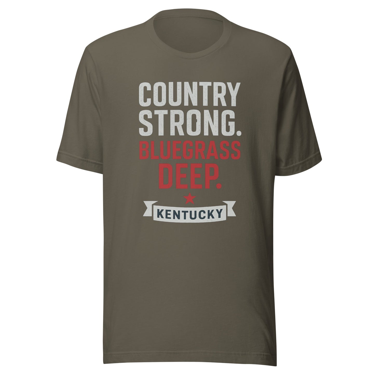 Kentucky Country Strong Tee | Bluegrass Deep Roots | Classic - Bluegrass Elite Apparel LLC