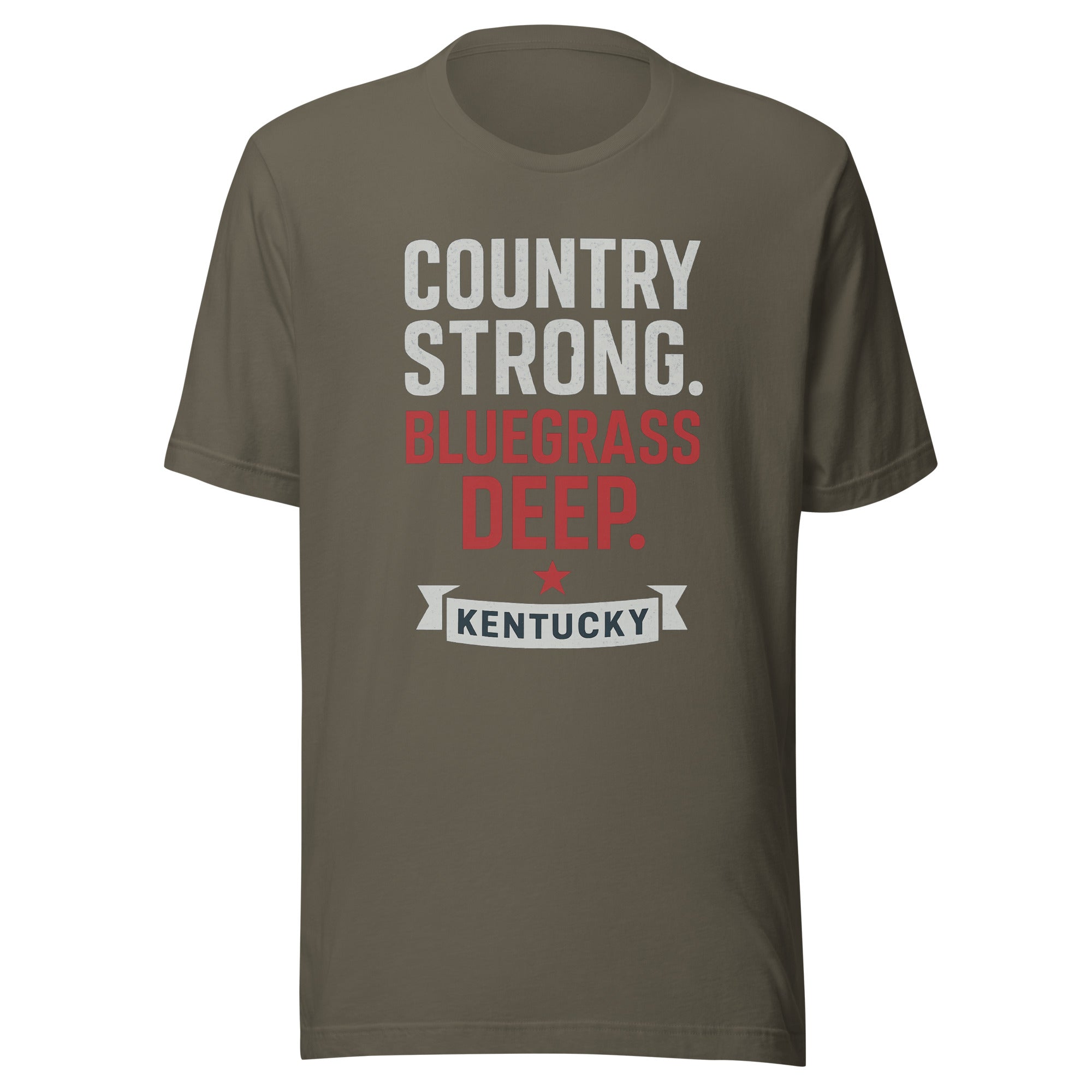 Kentucky Country Strong Tee | Bluegrass Deep Roots | Classic - Bluegrass Elite Apparel LLC