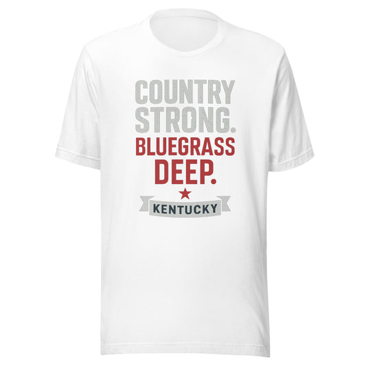 Kentucky Country Strong Tee | Bluegrass Deep Roots | Classic - Bluegrass Elite Apparel LLC